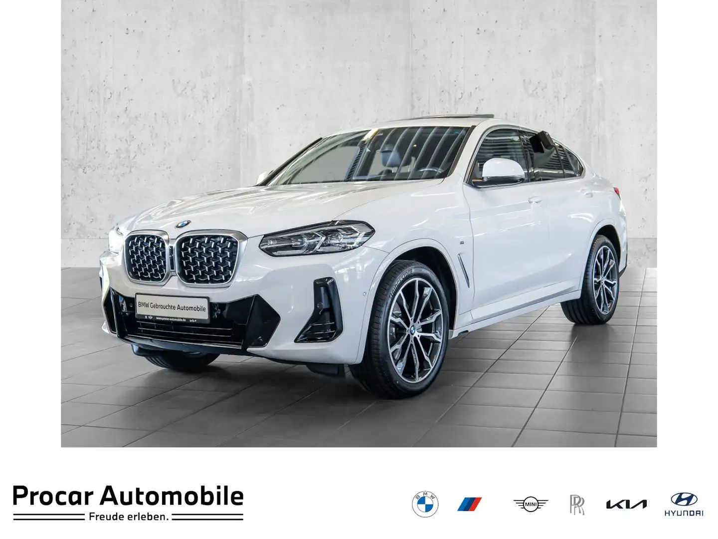 BMW X4 xDrive20d M Sport PANO RFK NAVI LED PDC V+H Weiß - 1