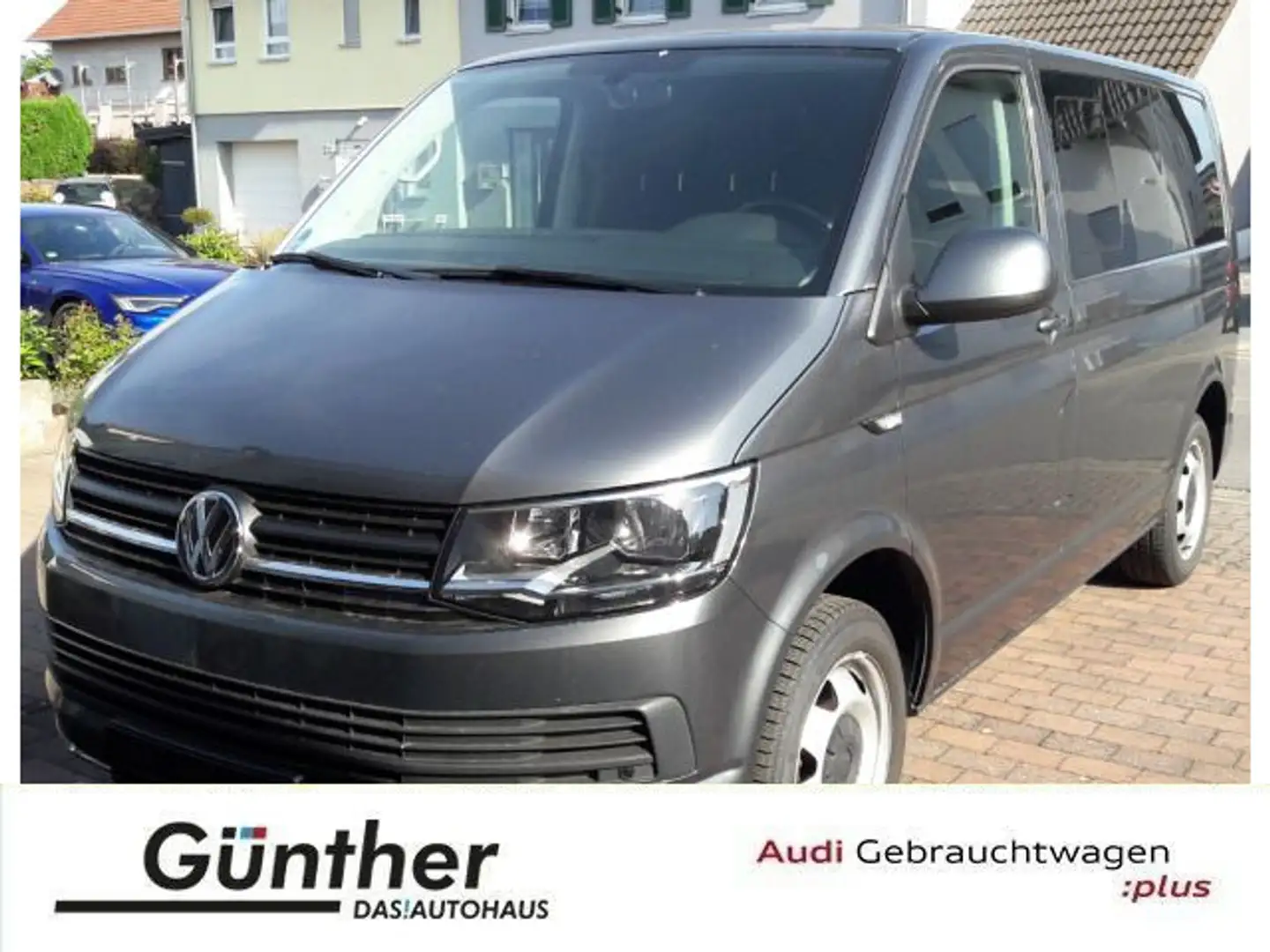 Volkswagen T6 Caravelle T6 CARAVELLE 2,0 TDI++AHK+RÜCKFAHRKAMERA+NAVI++ Grau - 1