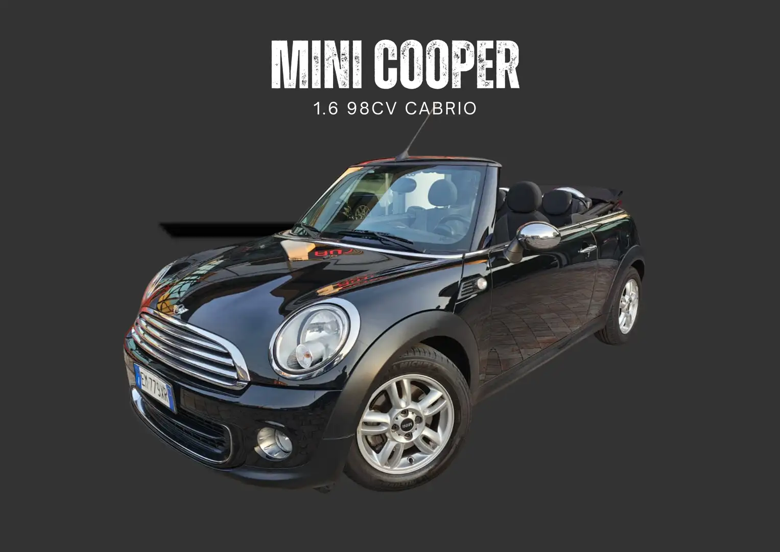 MINI One Cabrio Mini III R57 Cabrio 1.6 s/clima 98cv Noir - 1