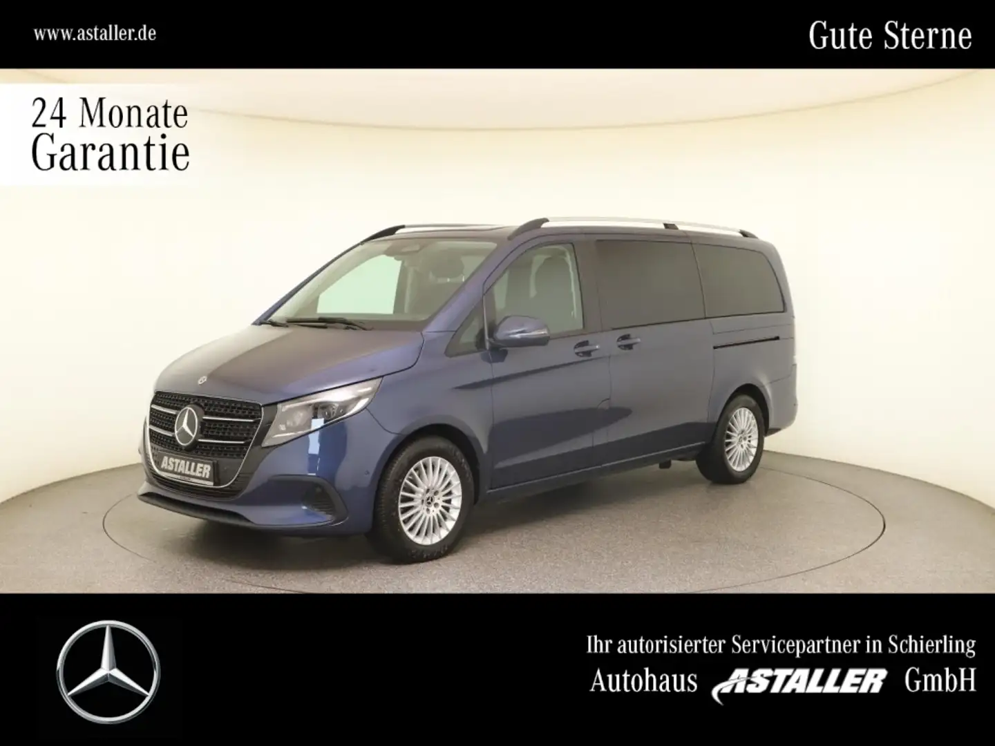 Mercedes-Benz V 250 d 4M Style Lang L2 Distro+Airmat+MOPF+WiPa Blau - 1