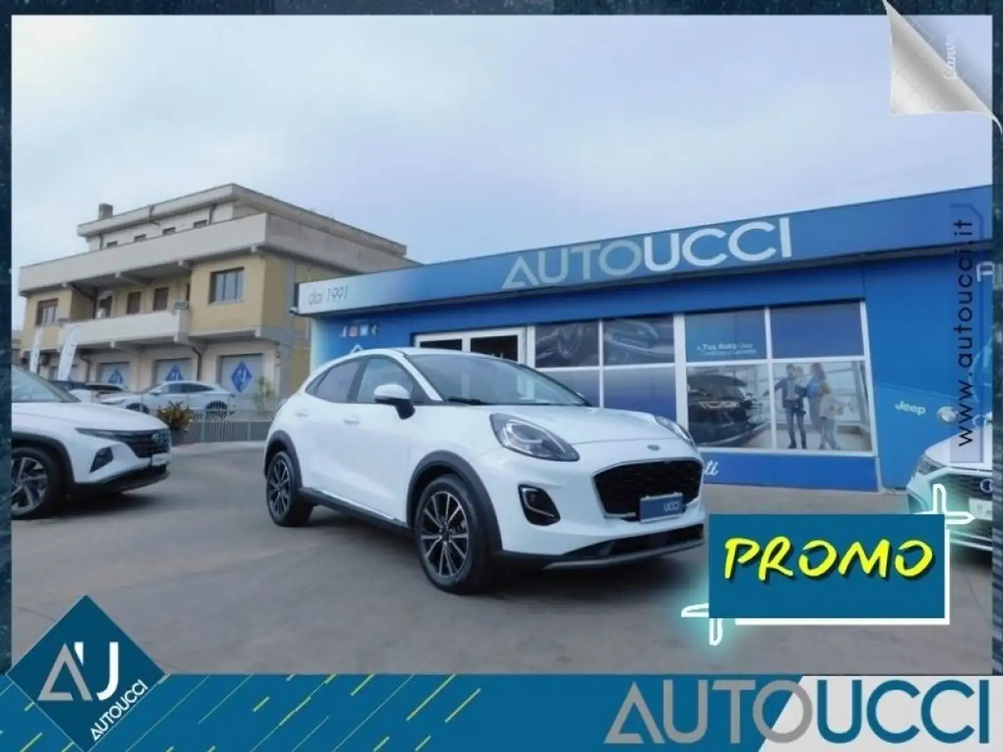 Ford Puma 1.0 EcoBoost Hybrid Titanium 125 CV S&S Bianco - 1