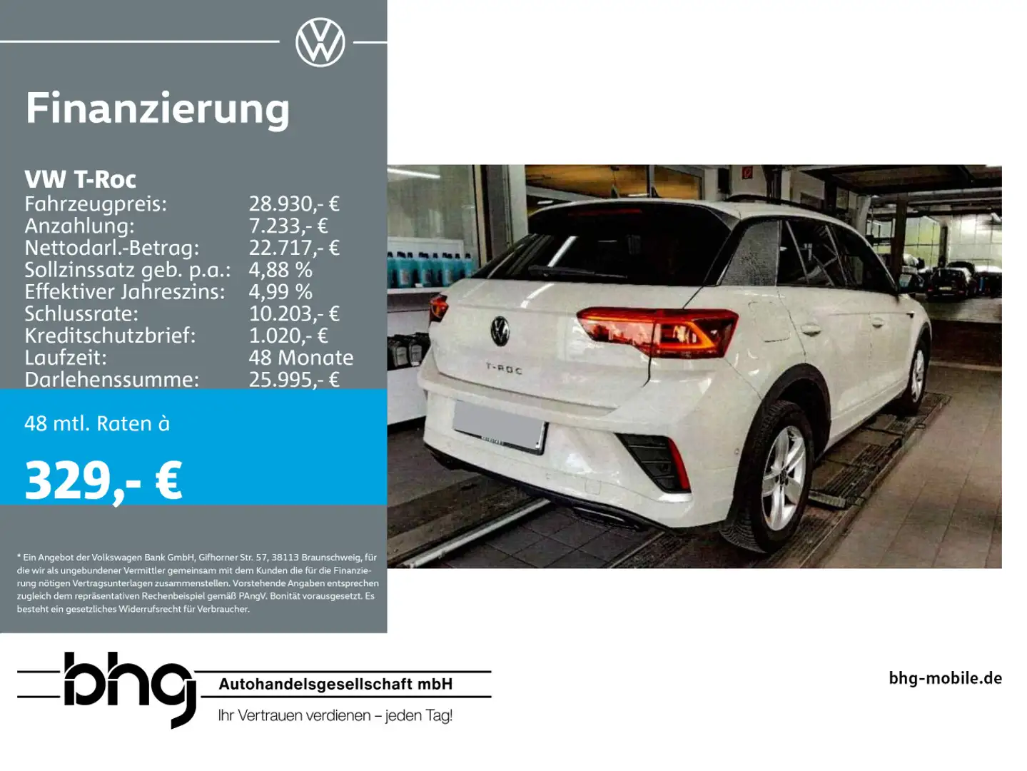 Volkswagen T-Roc R-Line 1,5 TSI 6-Gang Grau - 1