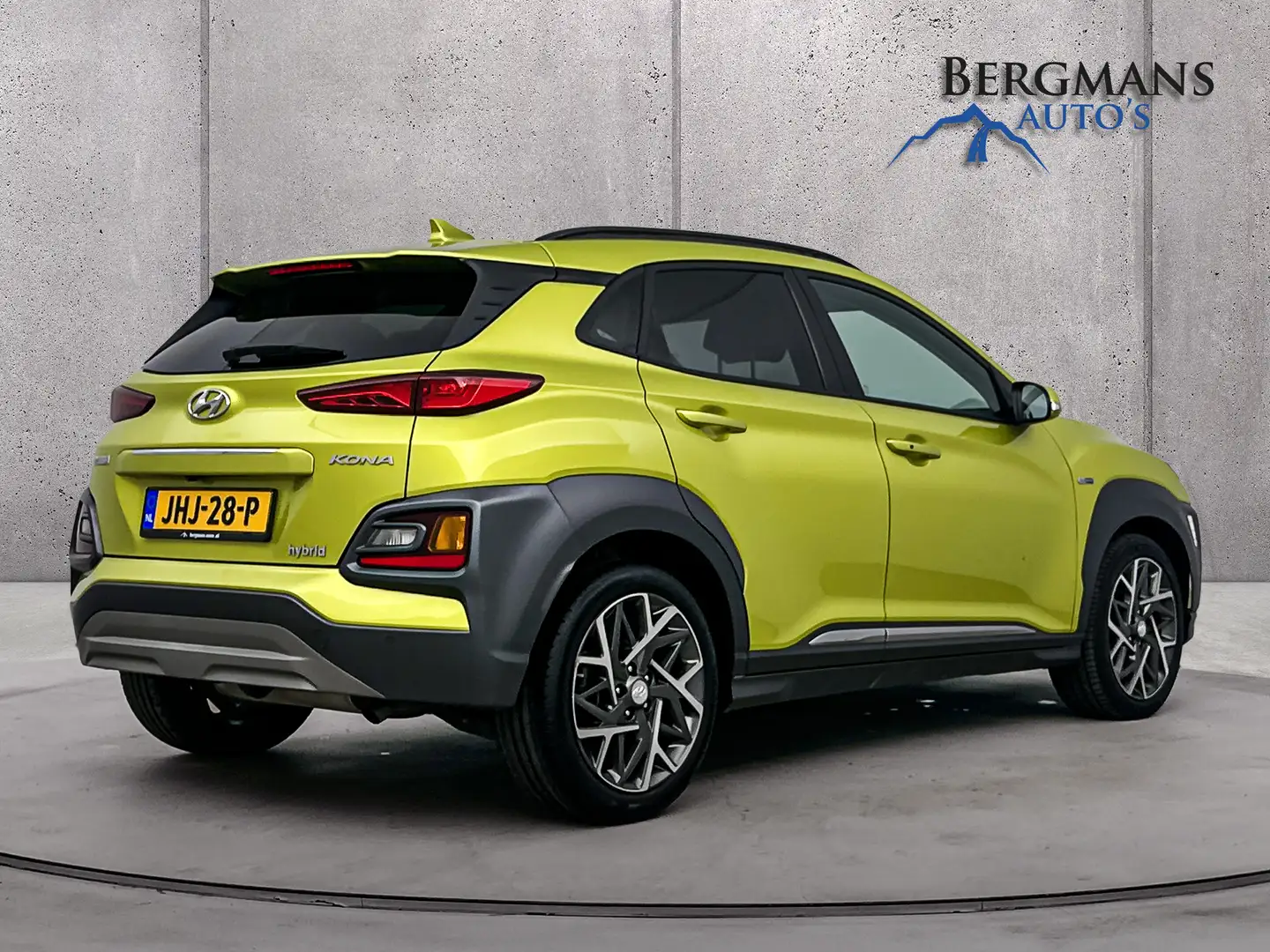 Hyundai KONA - 1.6 GDI HEV Fashion Design Sky // LEDER // STUUR Groen - 2