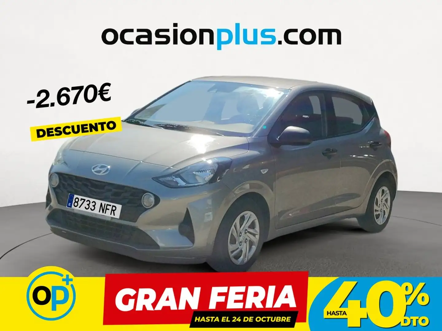 Hyundai i10 1.0 MPI Essence Gris - 1