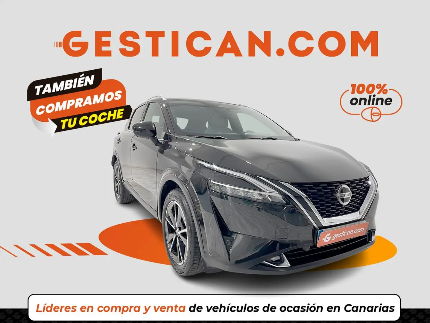 Nissan Qashqai DIG-T 103 kW (140 CV) E6D ACENTA Negro - 1