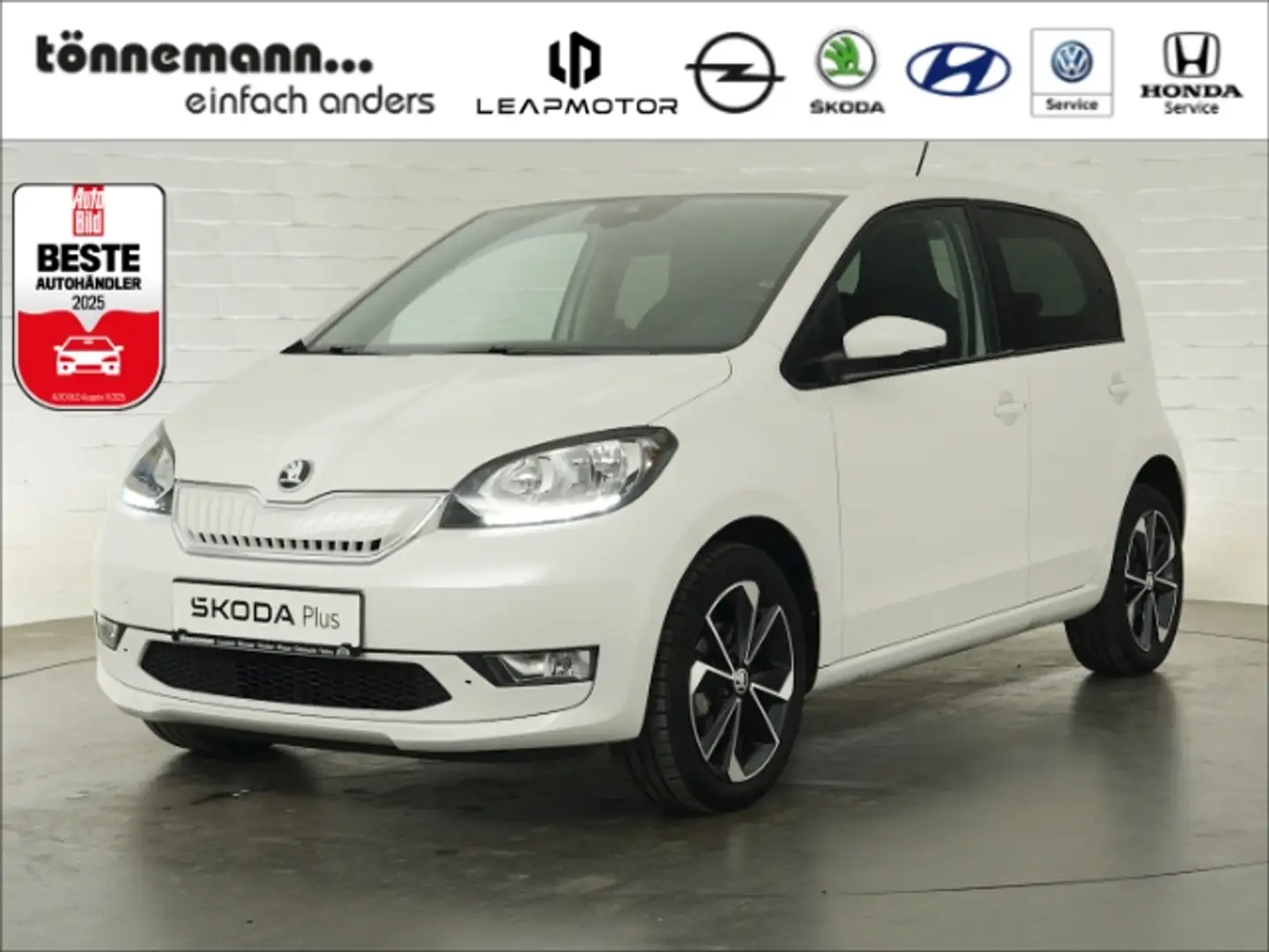 Skoda Citigo e iV STYLE+SITZHEIZUNG+PARKPILOT HI+LED TAGFAHRLIC Blanc - 1
