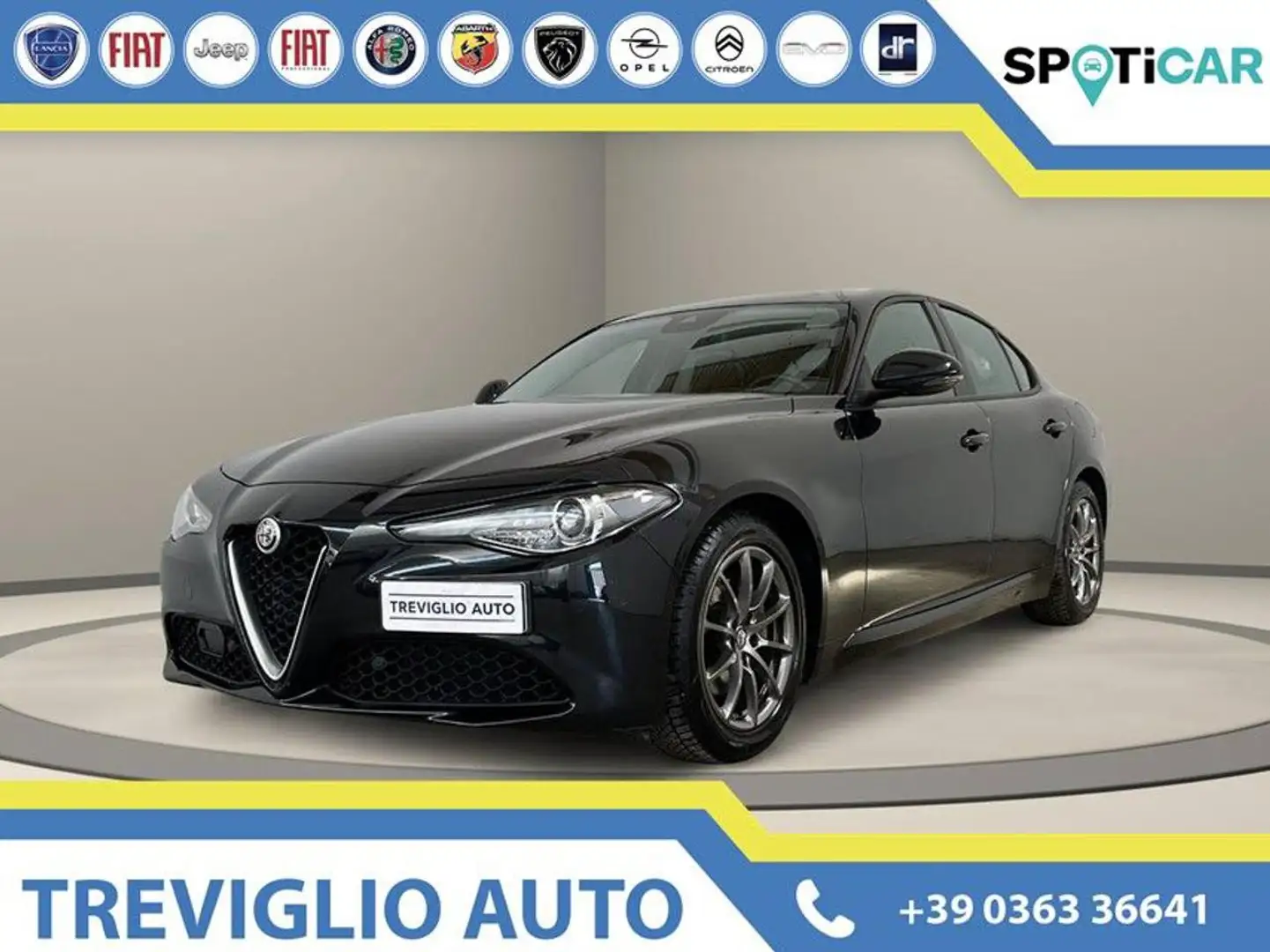 Alfa Romeo Giulia 2.2 Turbodiesel 160 CV AT8 Business Чёрный - 1