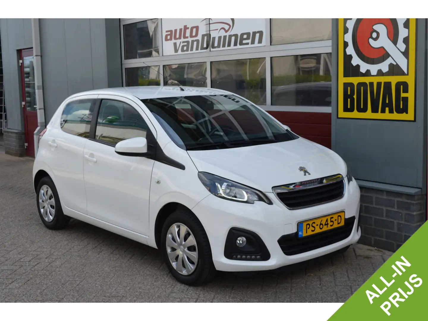 Peugeot 108 1.0 e-VTi Active O.a; Airco, LED, Bluetooth, C.V, Wit - 1