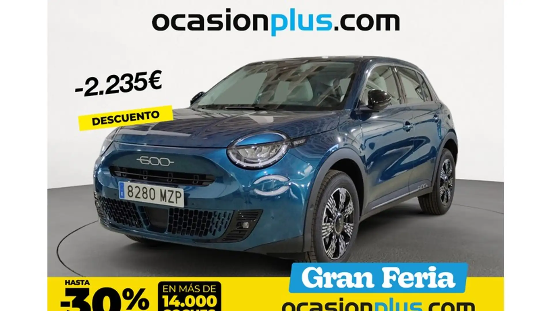 Fiat 600 1.2 MHEV DDCT 100kW Blau - 1