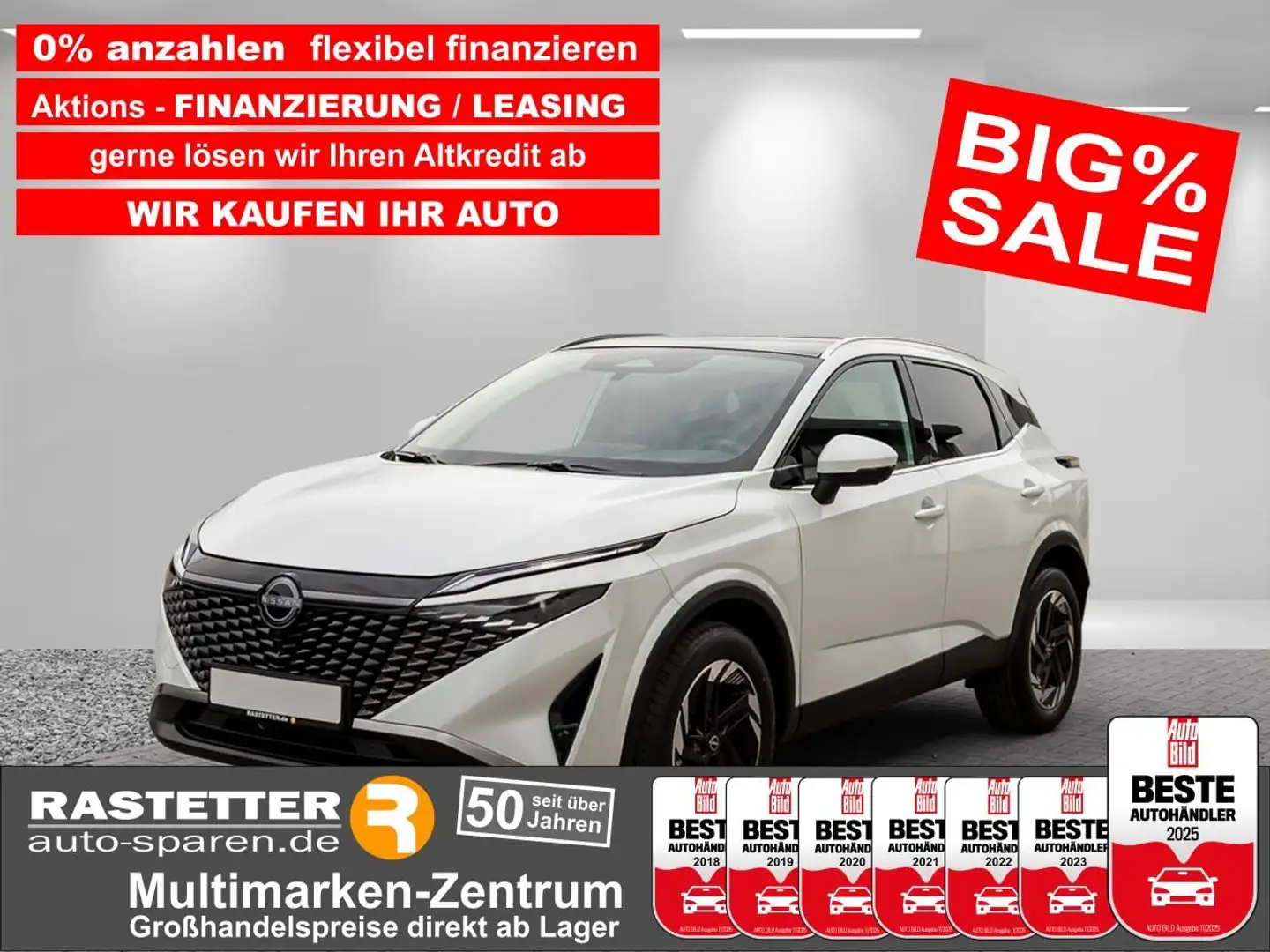 Nissan Qashqai DIG-T Xtronic n-connecta facelift+Pano+ProPILOT+Wi Blanc - 1