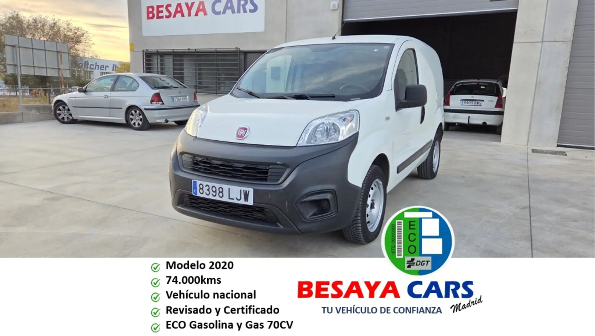 Fiat Fiorino Comercial Cargo 1.4 Natural Power Base Blanco - 1