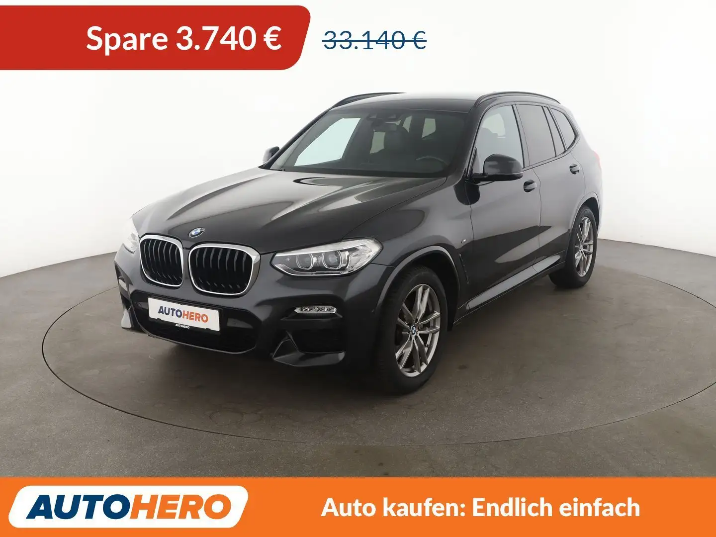 BMW X3 xDrive 20i M Sport Aut.*NAVI*LED*TEMPO*PDC*CAM* Noir - 1