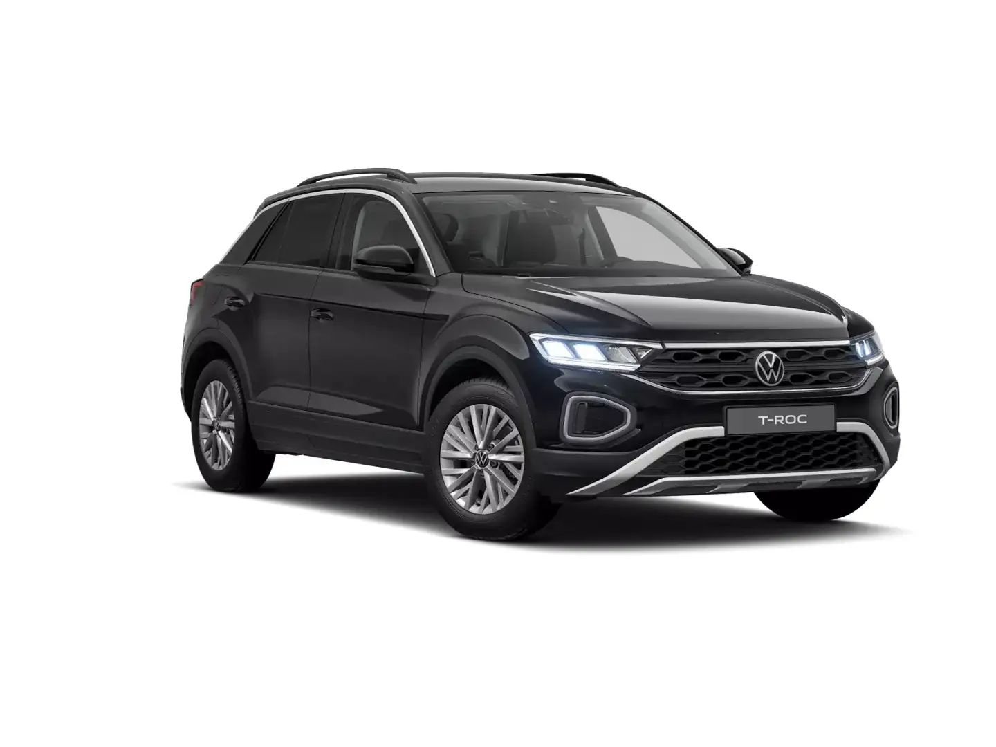 Volkswagen T-Roc 1.0 TSI Life LED/SHZ/APP/NAVI/ALLSEASON Noir - 2