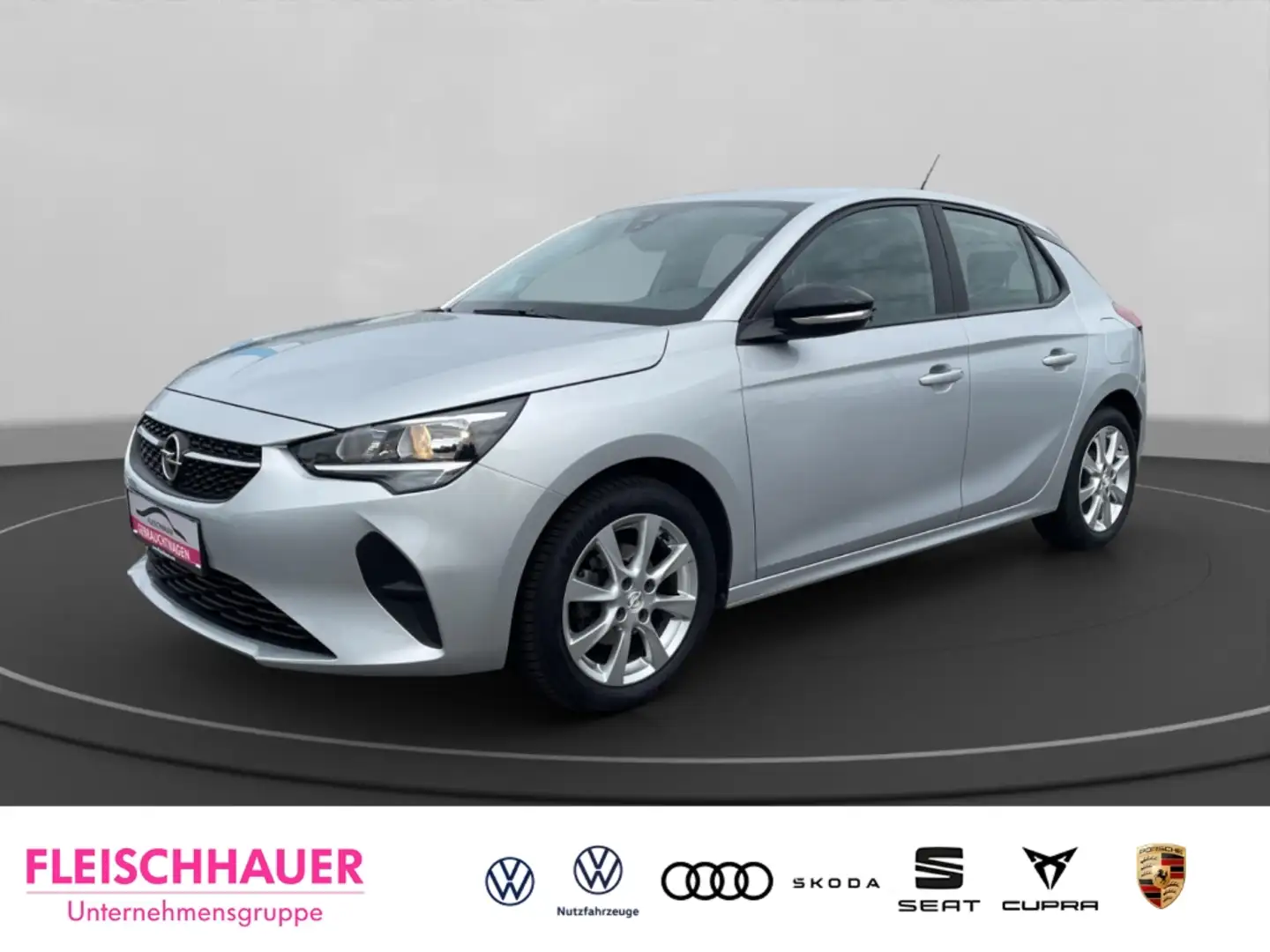 Opel Corsa Edition 1.2 SpurhalteAss GRA Navi Parkpilot SHZ Zilver - 1