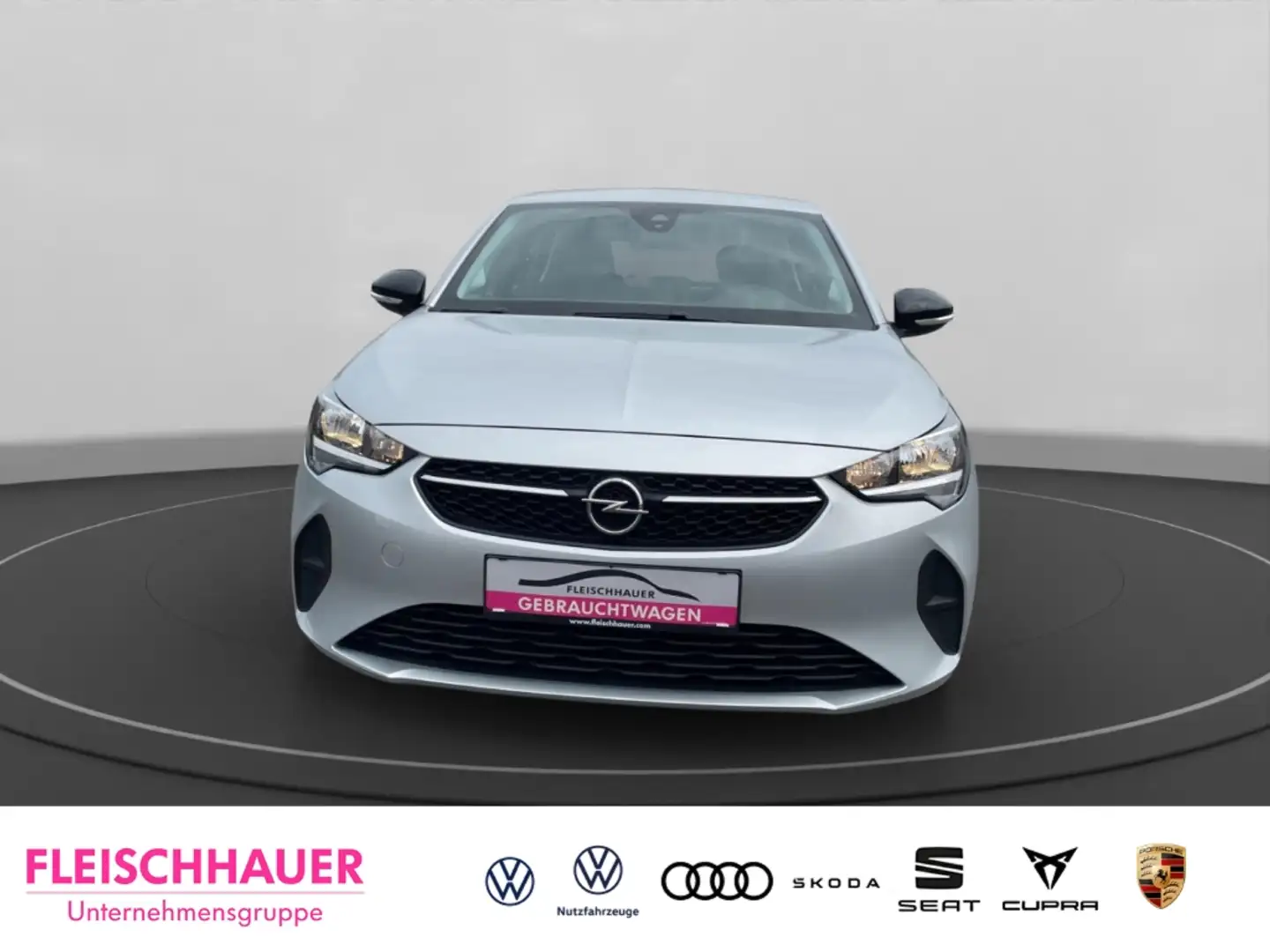 Opel Corsa Edition 1.2 SpurhalteAss GRA Navi Parkpilot SHZ Zilver - 2