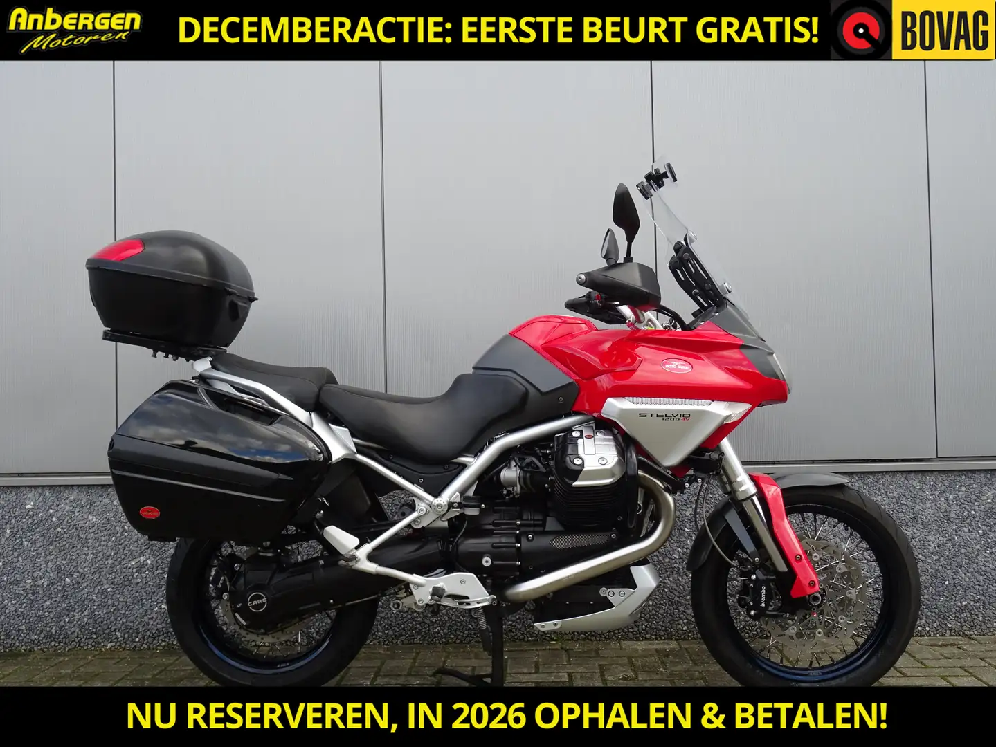 Moto Guzzi Stelvio 1200 Rood - 1