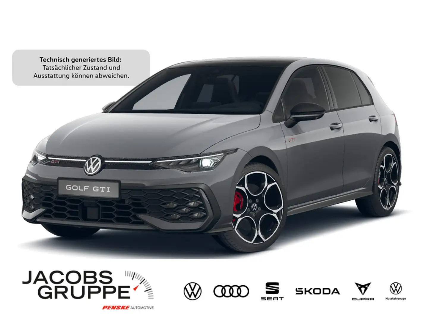 Volkswagen Golf VIII 2.0 TSI GTI "Black-Style" DSG,Navi, Grau - 1