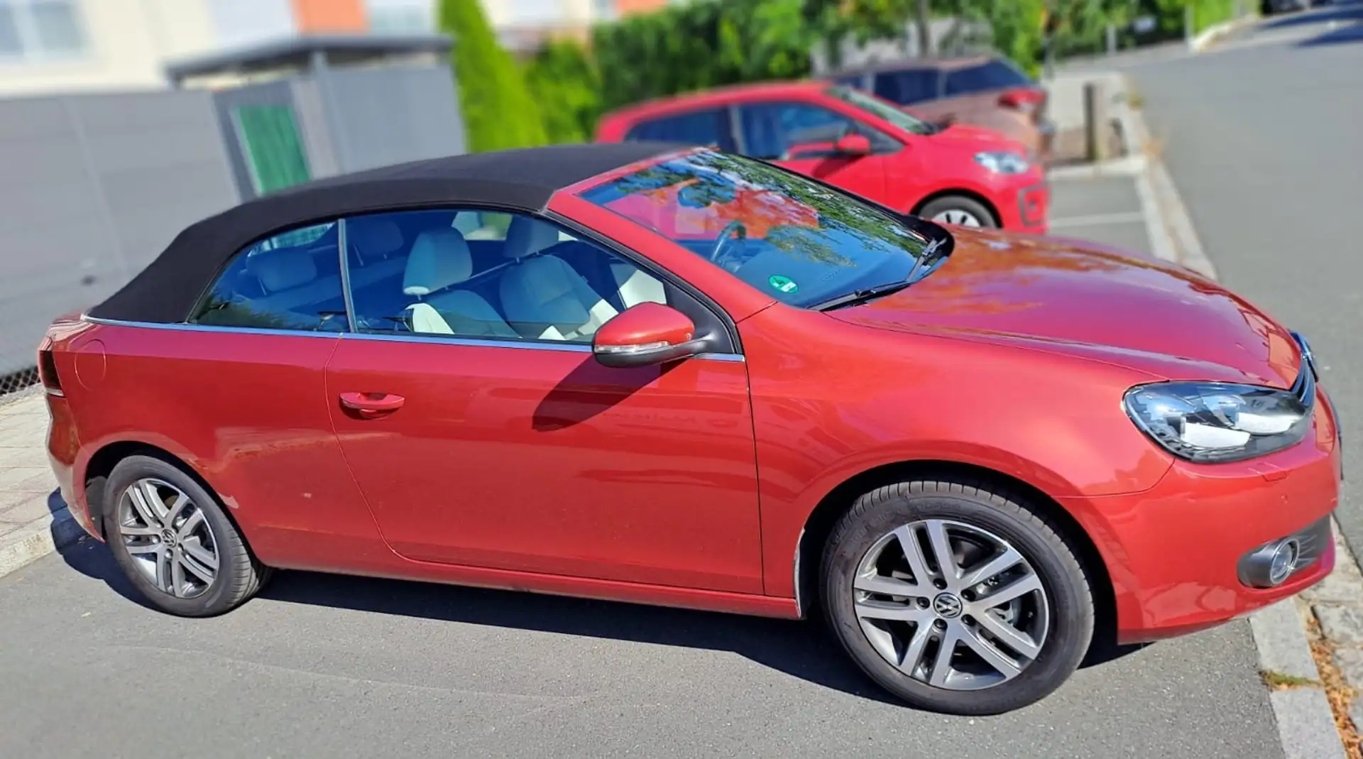 Volkswagen Golf Cabriolet Golf+Cabrio+1.4+TSI+DSG Roşu - 1