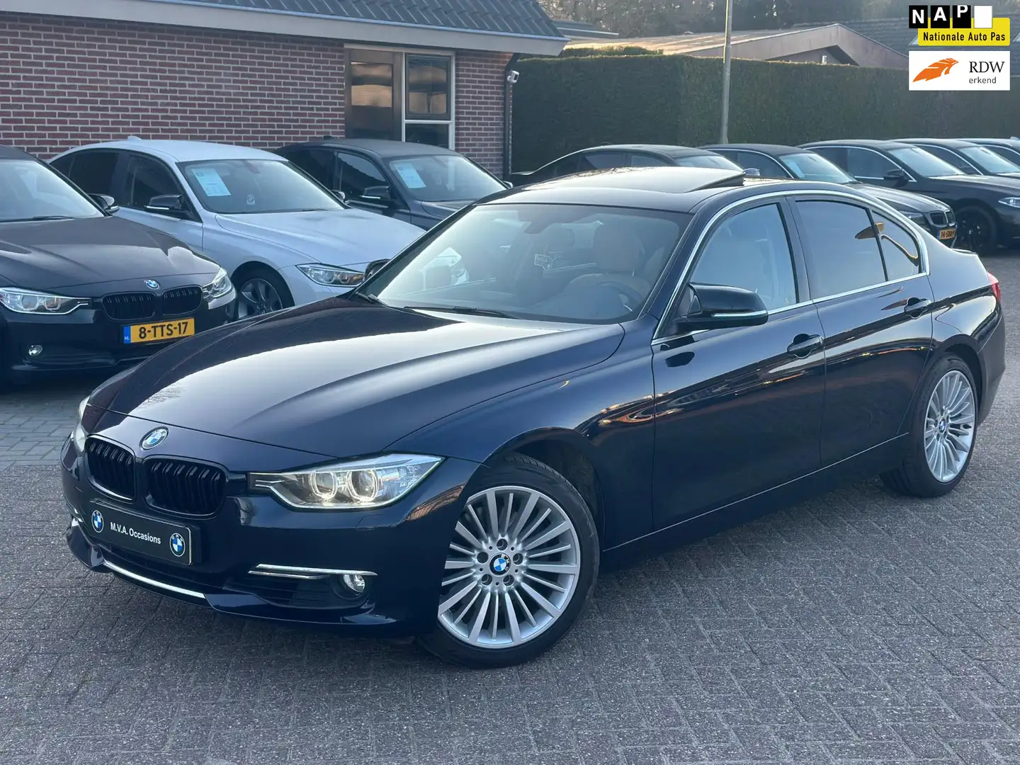 BMW 328 3-serie 328i High Executive Sport|Nwe Ketting|Lede Blauw - 1