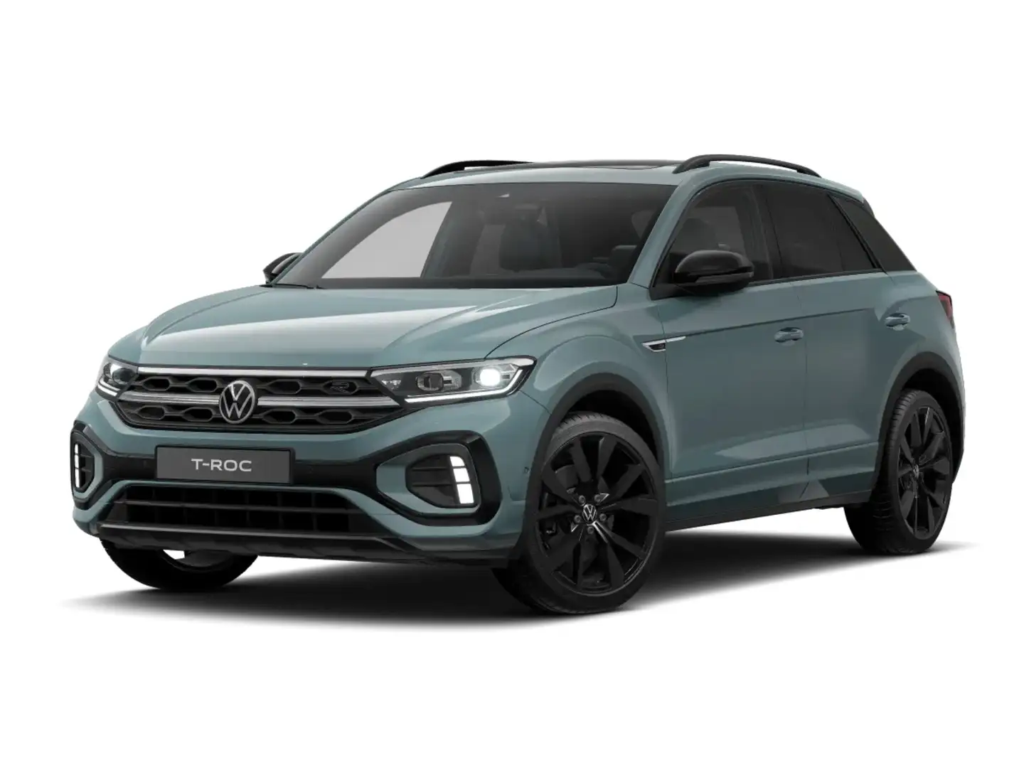 Volkswagen T-Roc T-Roc 1.5 TSI DSG R-Line Black Ed.+PANORAMA+CAM+ Blauw - 1