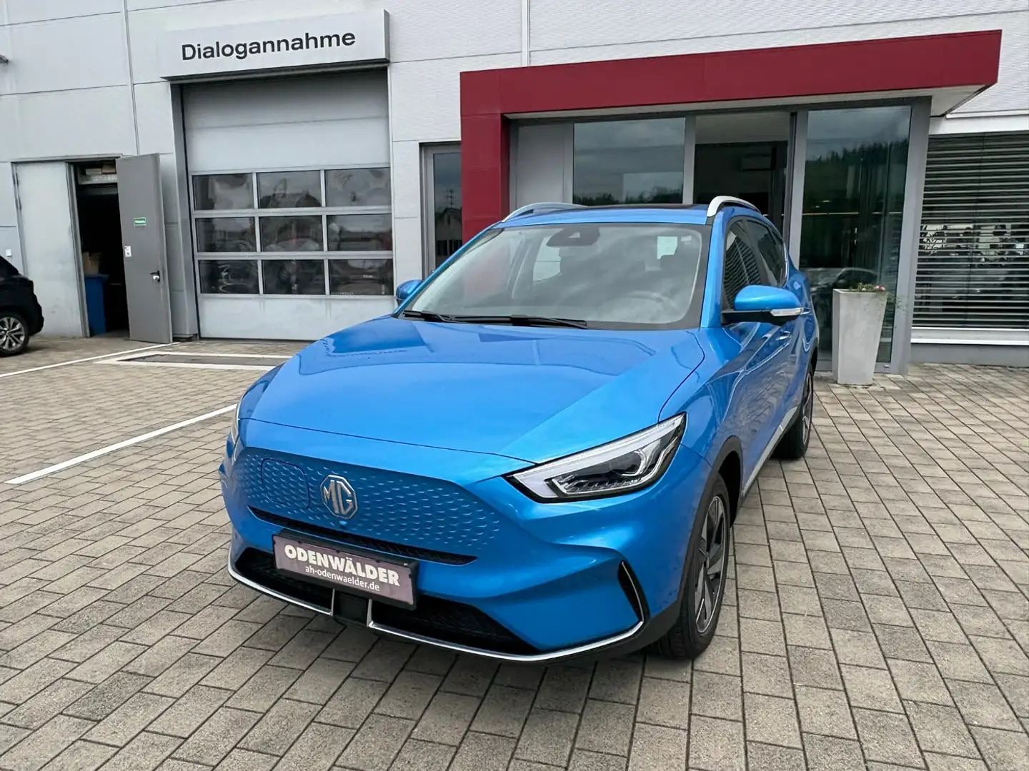 MG ZS EV 51 kWh Luxury Panoramadach Ledersitze Silber - 1