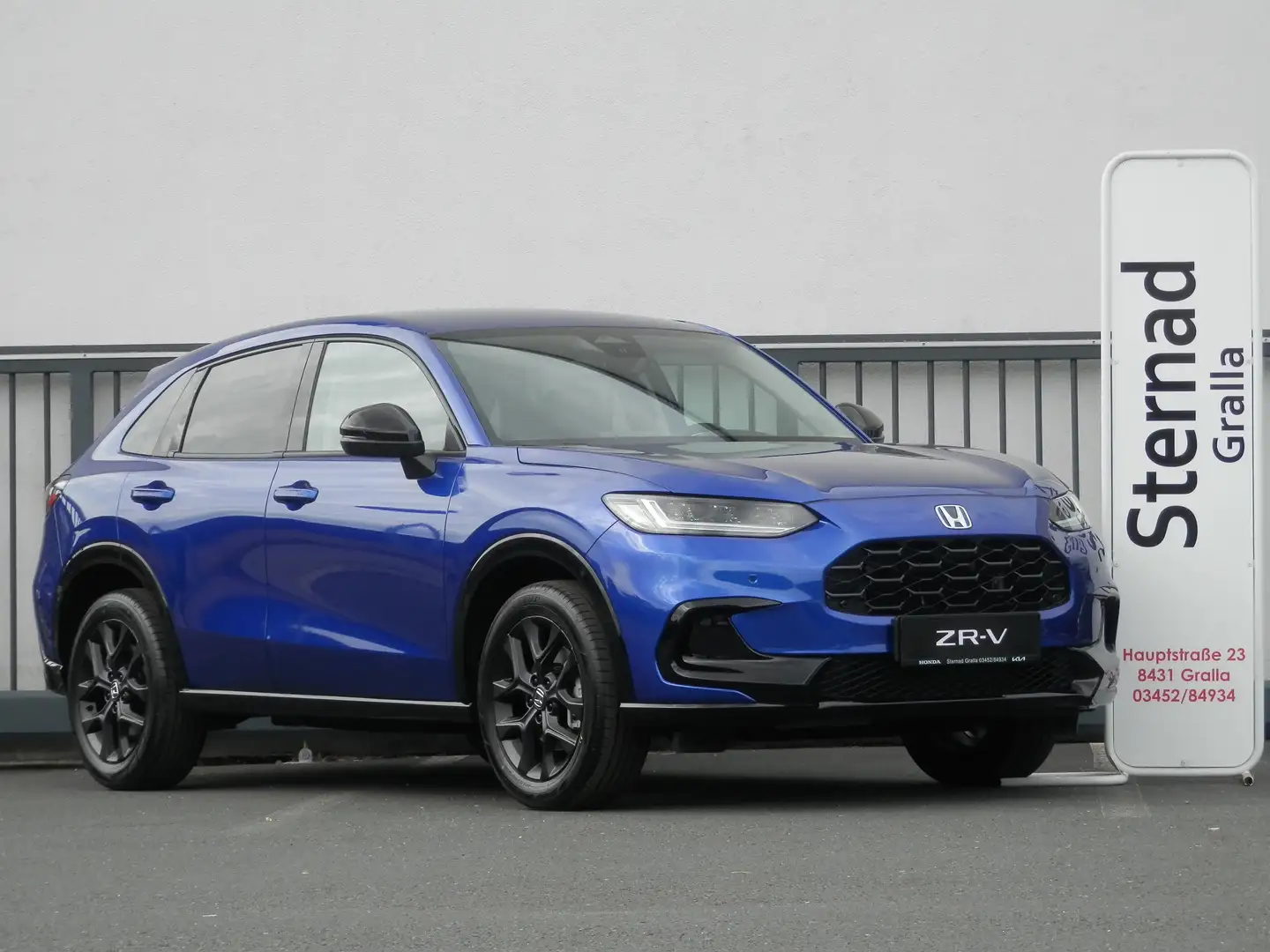 Honda ZR-V 2,0 i-MMD Hybrid Sport Aut. Blau - 1