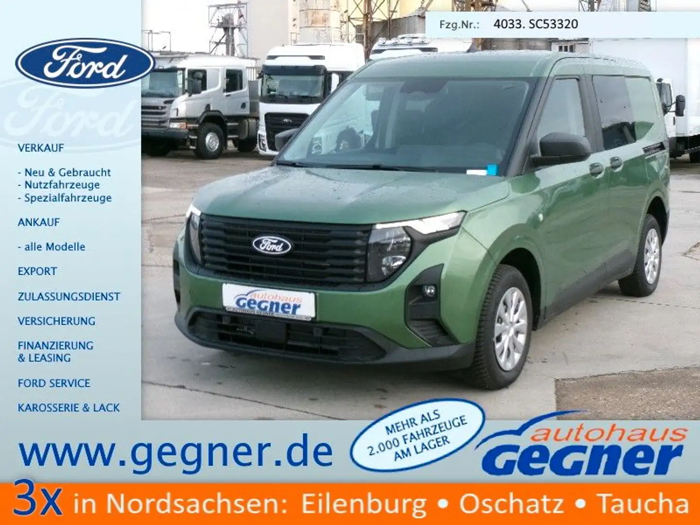 Ford Transit Courier Trend DoKa 1.5L WiPa GRA Kam LKW Vert - 1