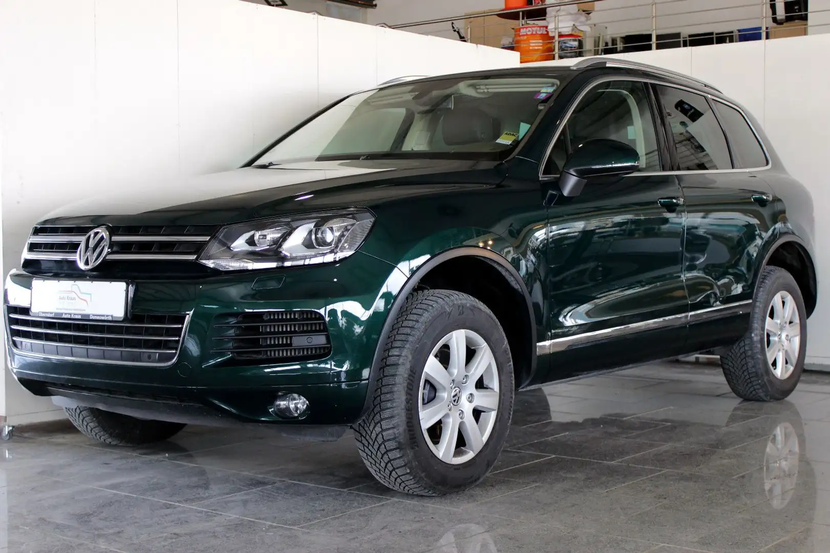 Volkswagen Touareg V6 TDI BMT, Navi, Luftfeder, DAB, Nappal Grün - 1
