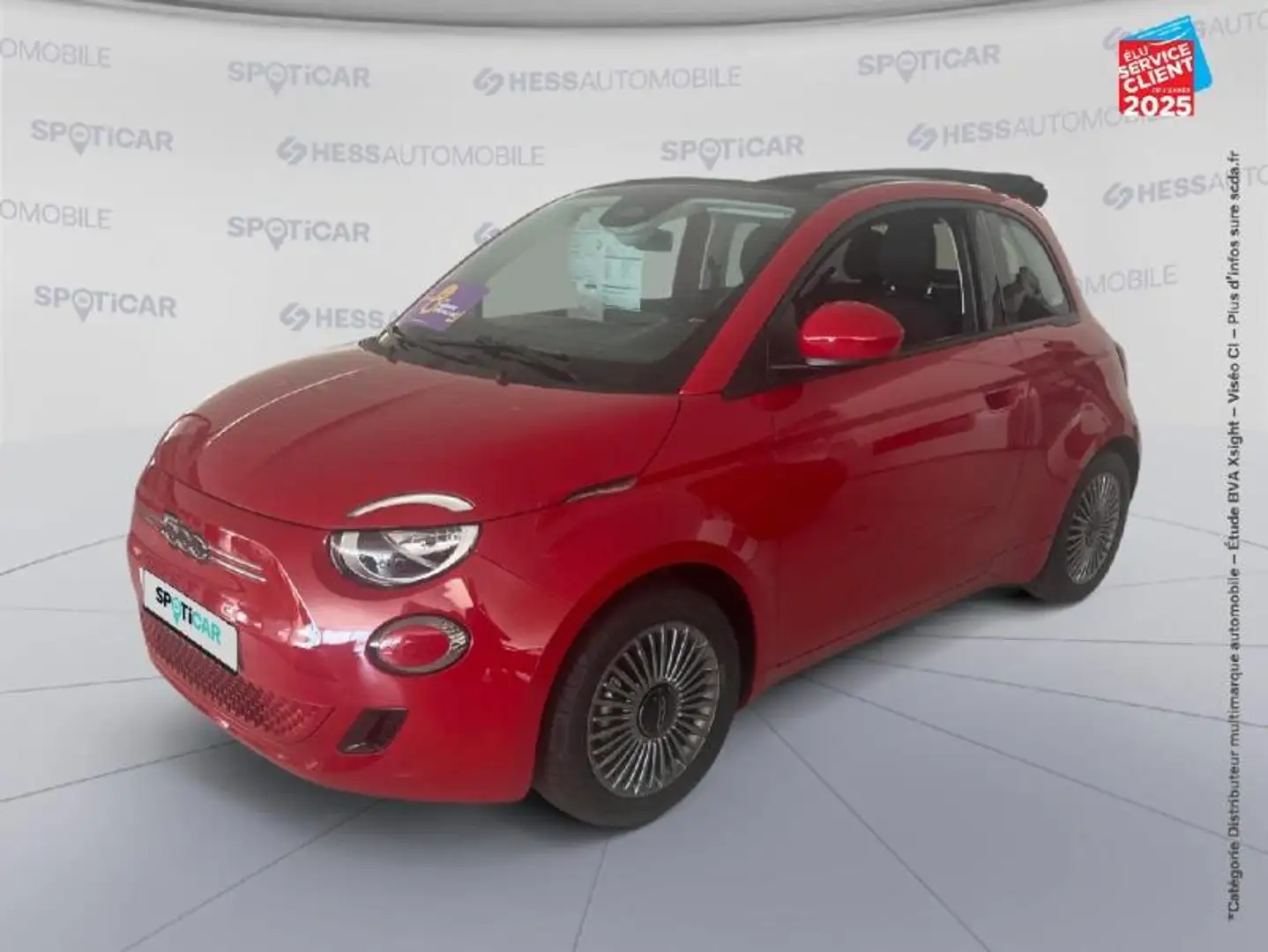 Fiat 500C E 118CH PACK CONFORT \u0026 STYLE MY24 Rouge - 1