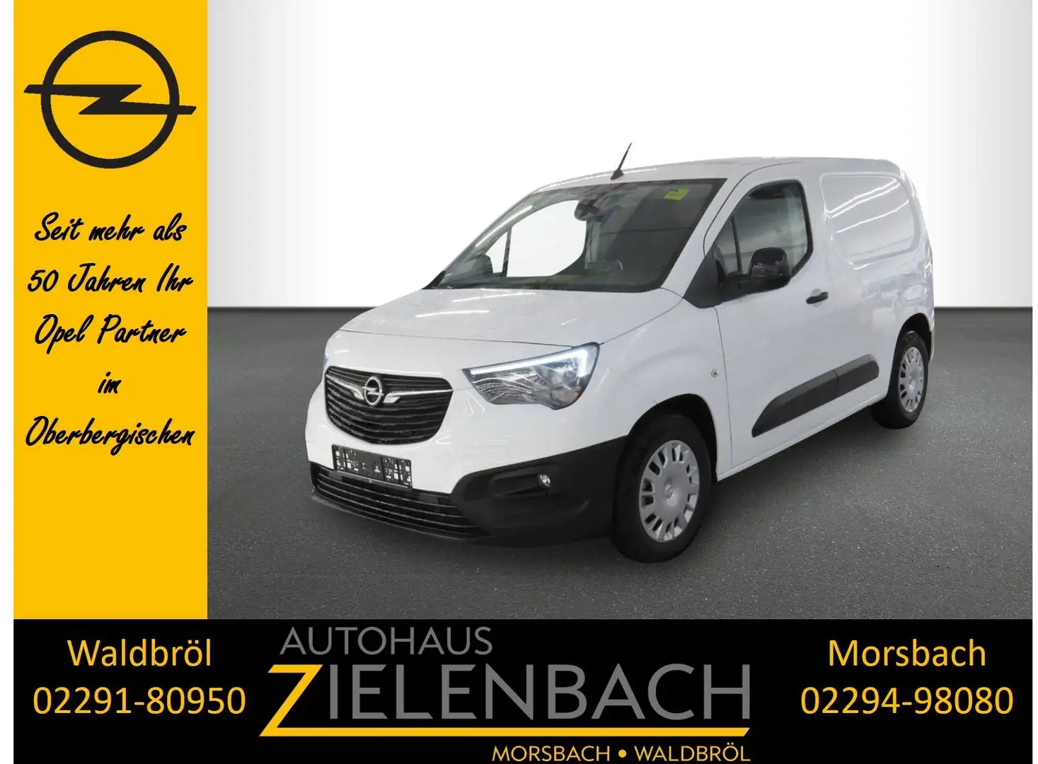 Opel Combo Combo-e Cargo (50-kWh) L1H1 + Anhängerkupplung Weiß - 1