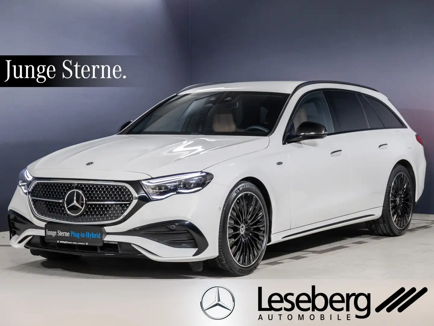 Mercedes-Benz E 300 E 300 de T 4M AMG Prem. Night/Dig.Light/AHK/360° Weiß - 1