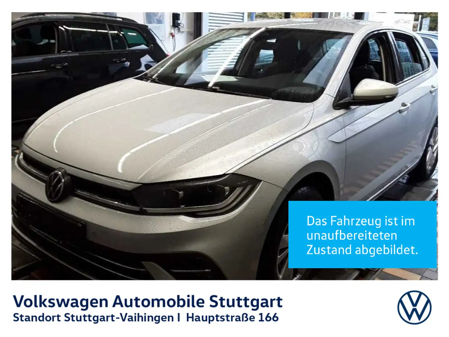 Volkswagen Polo 1.0 TSI Style AHK Klima SHZ Silber - 1