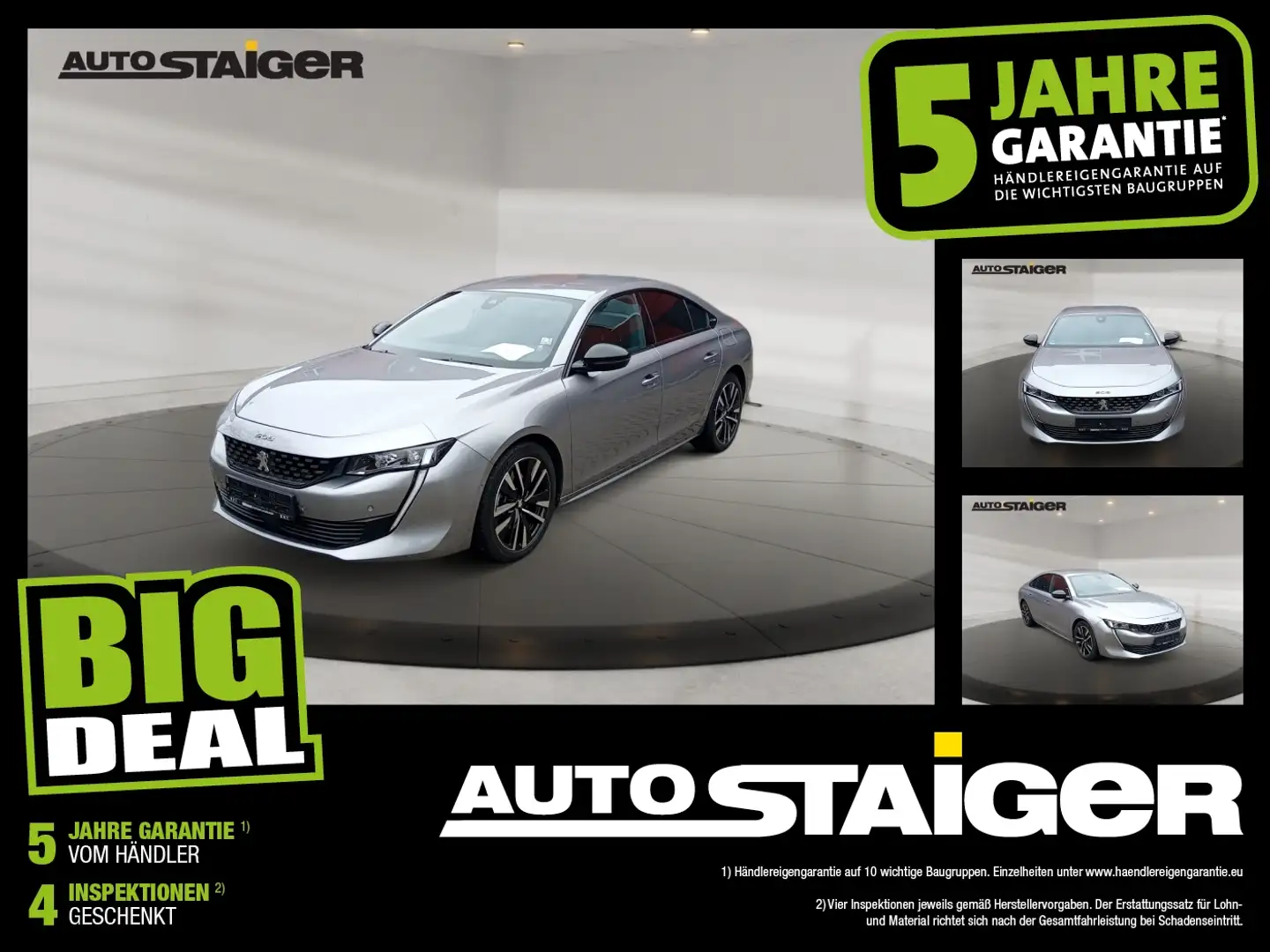 Peugeot 508 Limousine GT Hybrid 225 *Night Vision*LED* Grau - 1