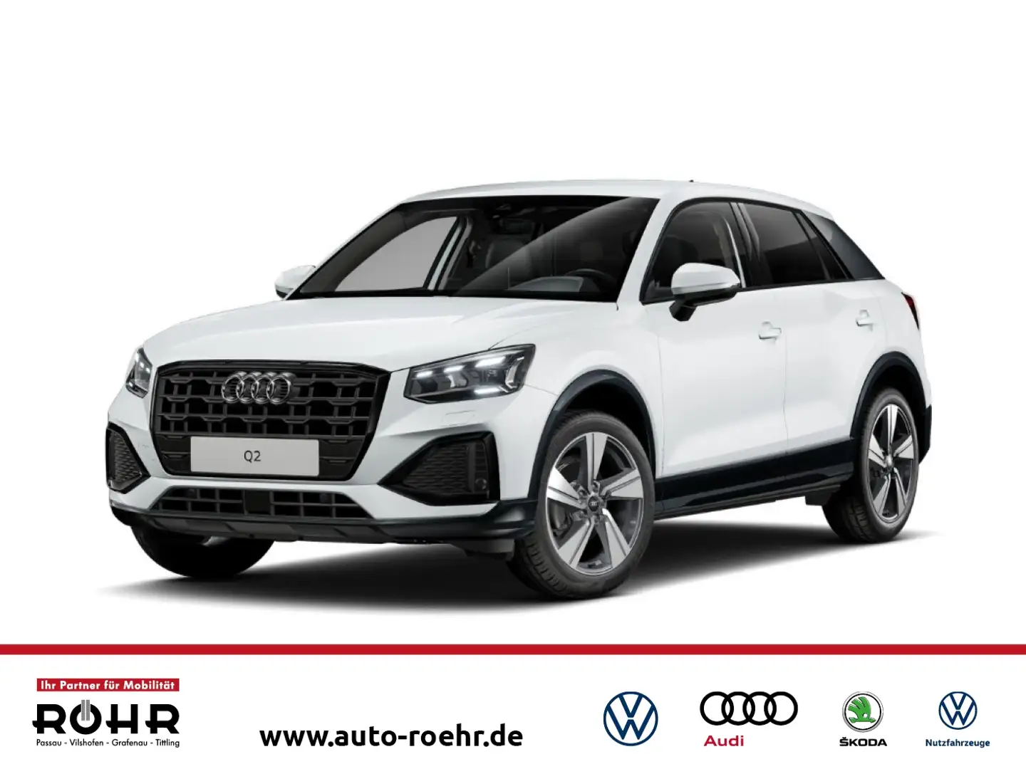 Audi Q2 advanced (AHK.MATRIX LED.SHZ.NAVI.PDC PLUS) 35 TFS Weiß - 1