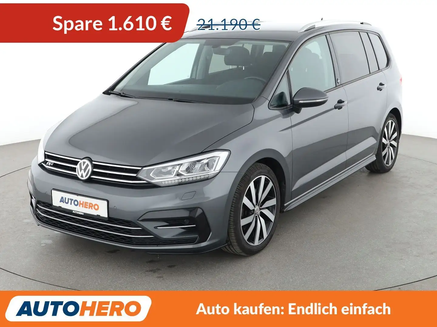 Volkswagen Touran 1.4 TSI Sound BlueMotion Aut.*NAVI*CAM* Grau - 1