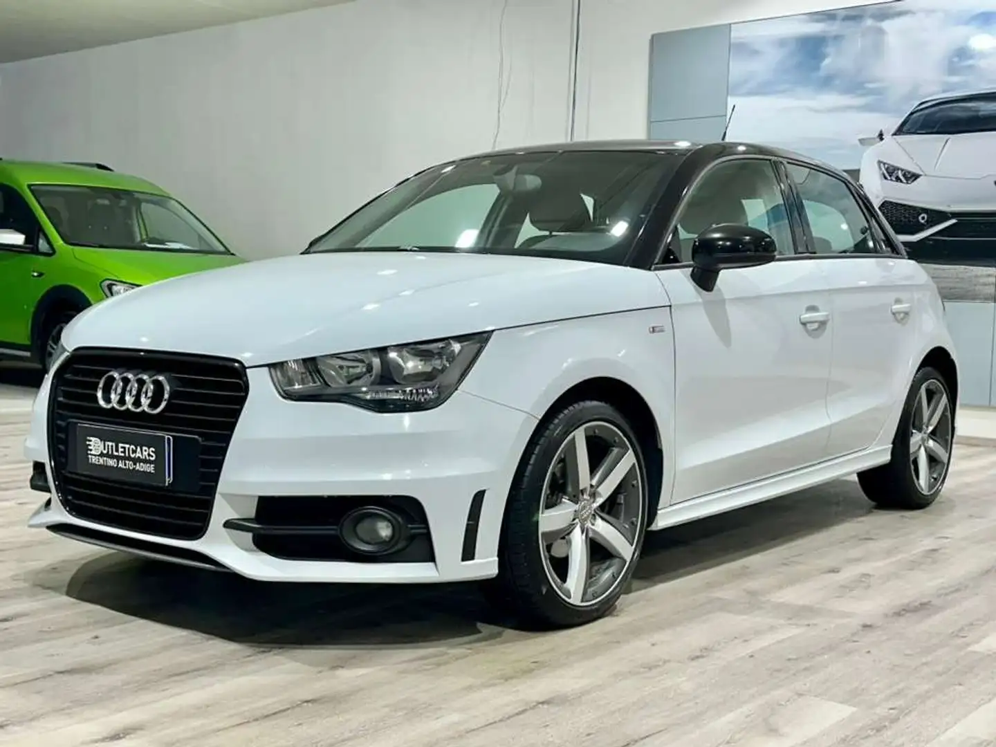 Audi A1 Sportback 1.6 tdi S Line Edition 90cv NEOPATENTATI Blanc - 1