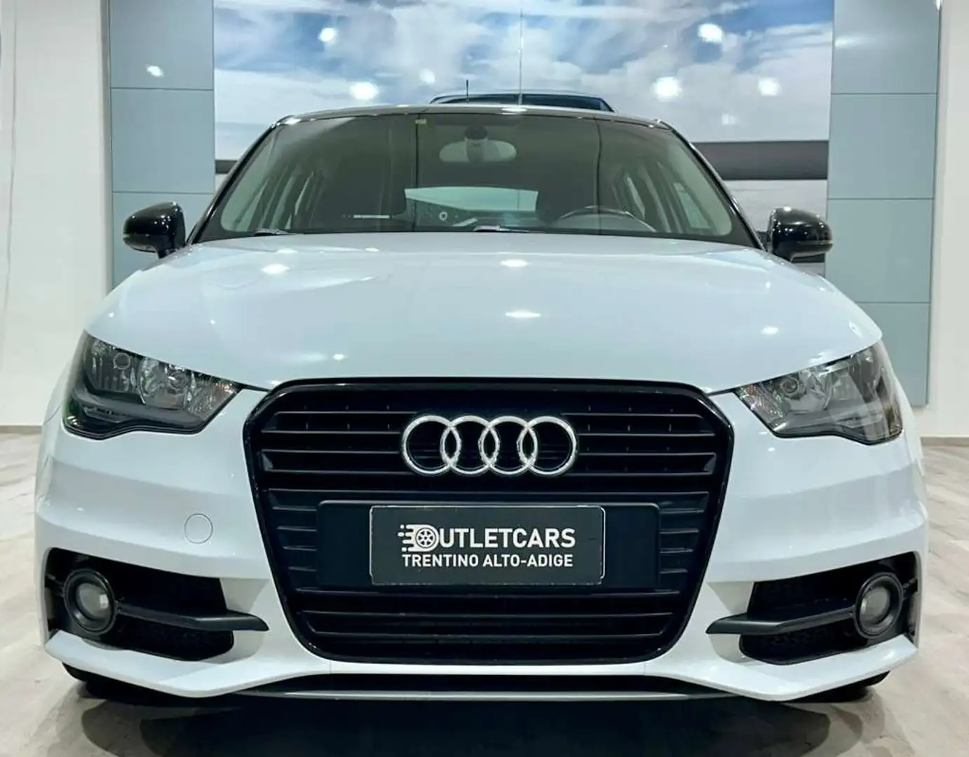 Audi A1 Sportback 1.6 tdi S Line Edition 90cv NEOPATENTATI Blanc - 2