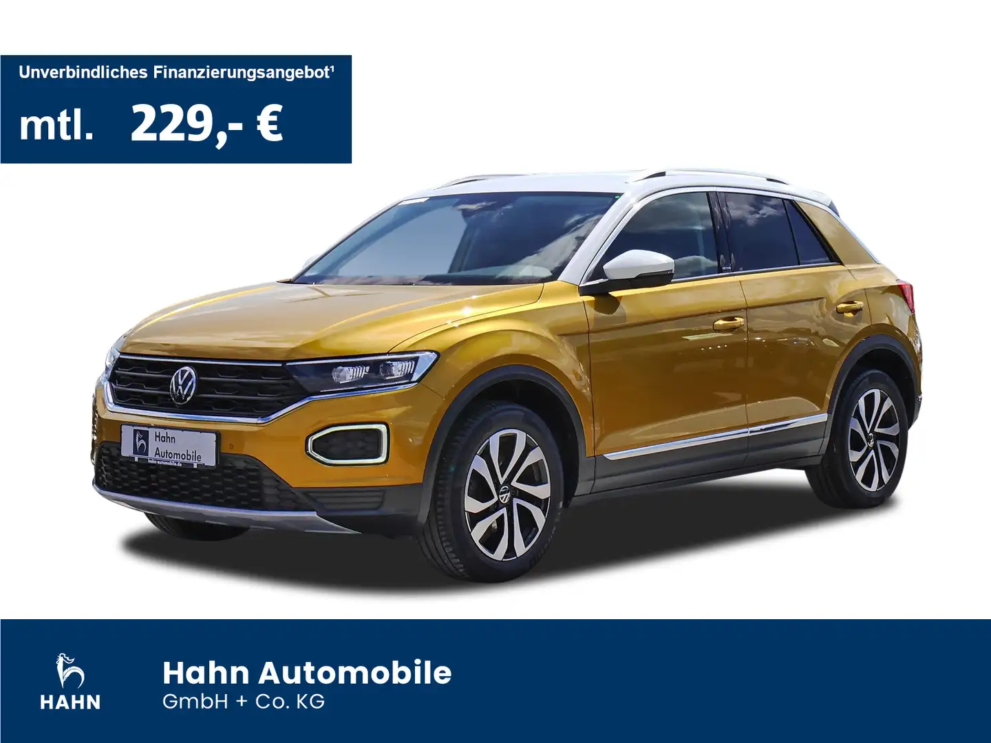 Volkswagen T-Roc 1.0TSI Active Virtual App-Connect Spurh LE Gelb - 1