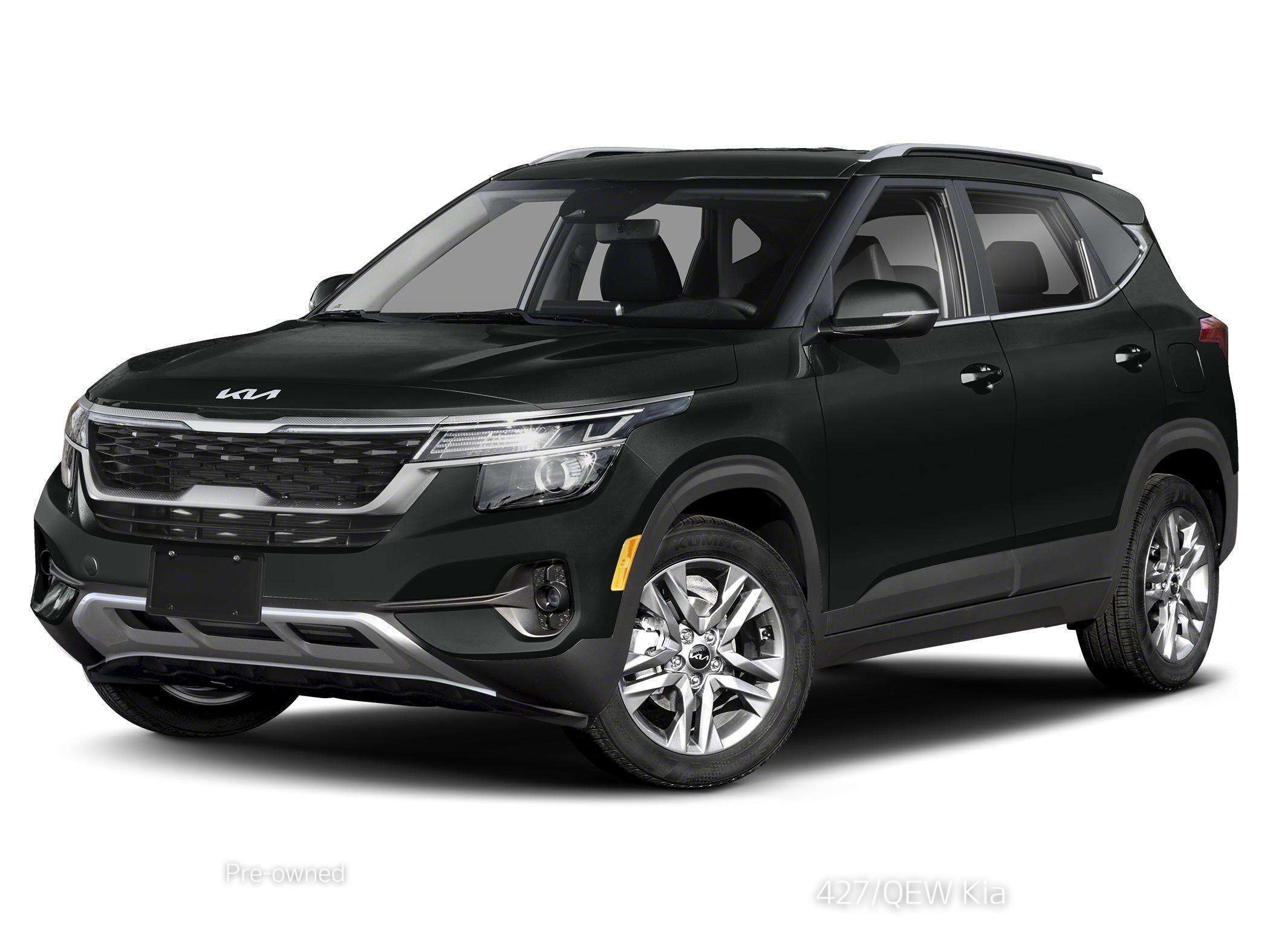 Black 2023 Kia Seltos SUV / Crossover All-Wheel Drive Automatic