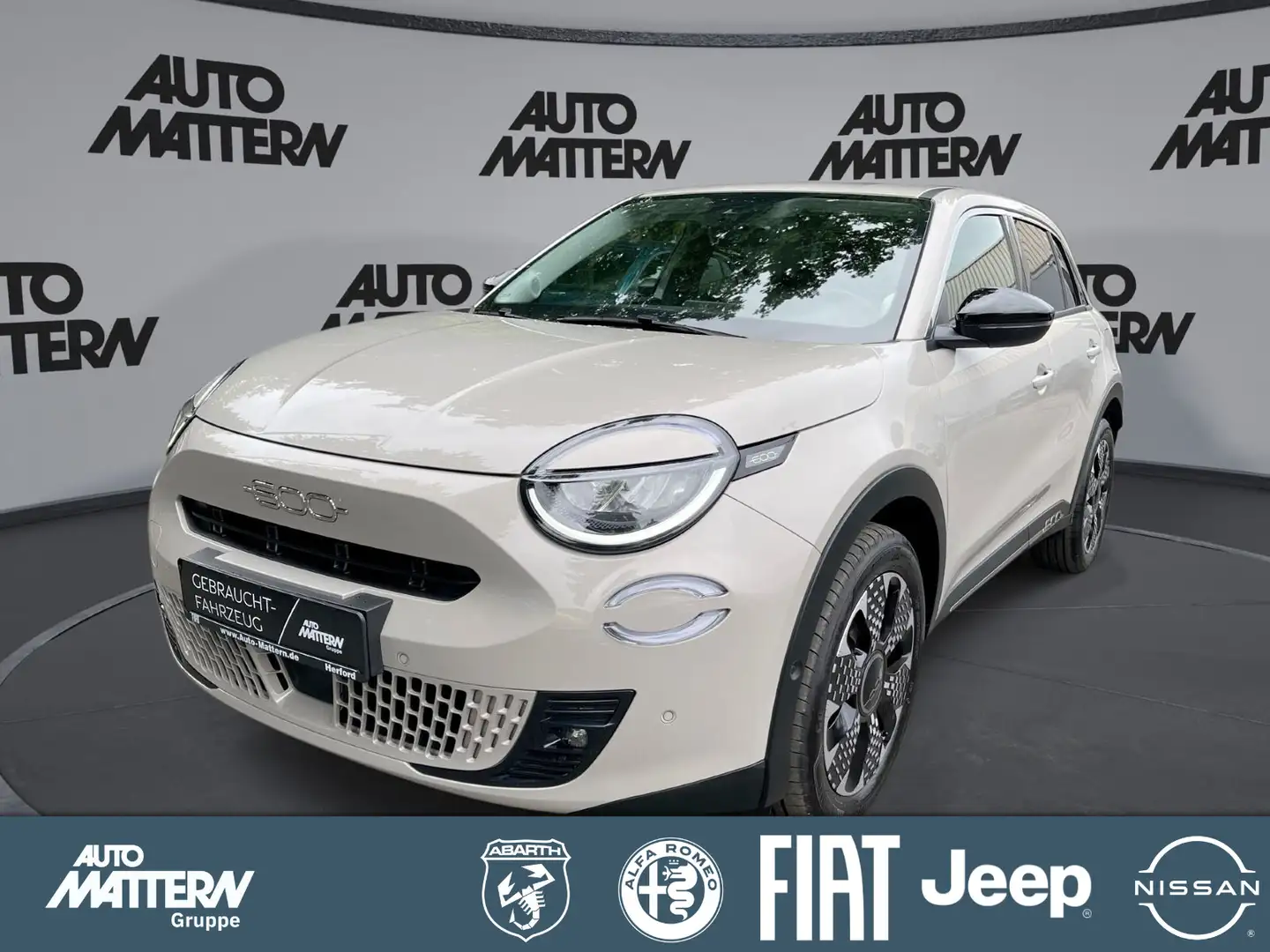 Fiat 600 La Prima Klimaaut|Kamera|NAV|LED|SHZ|CarPlay Beige - 1