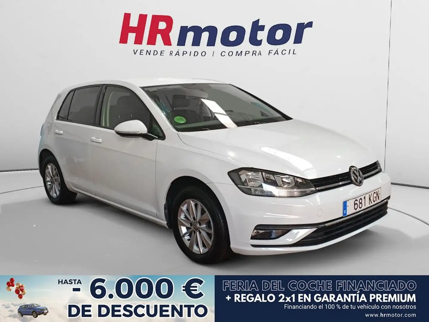 Volkswagen Golf 1.6 Advance Blanc - 1