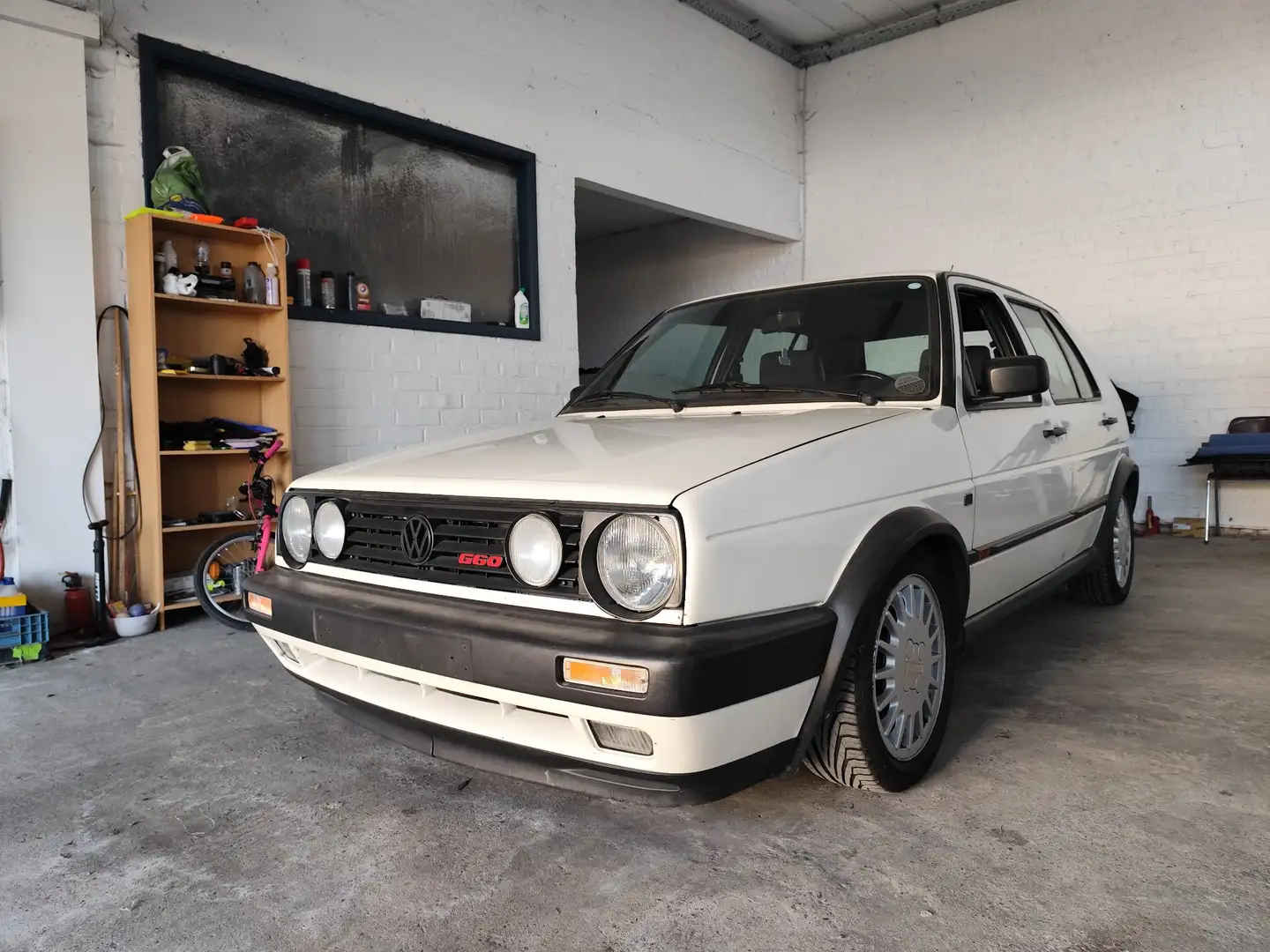 Volkswagen Golf VOLKSWAGEN GOLF G60 Blanc - 1