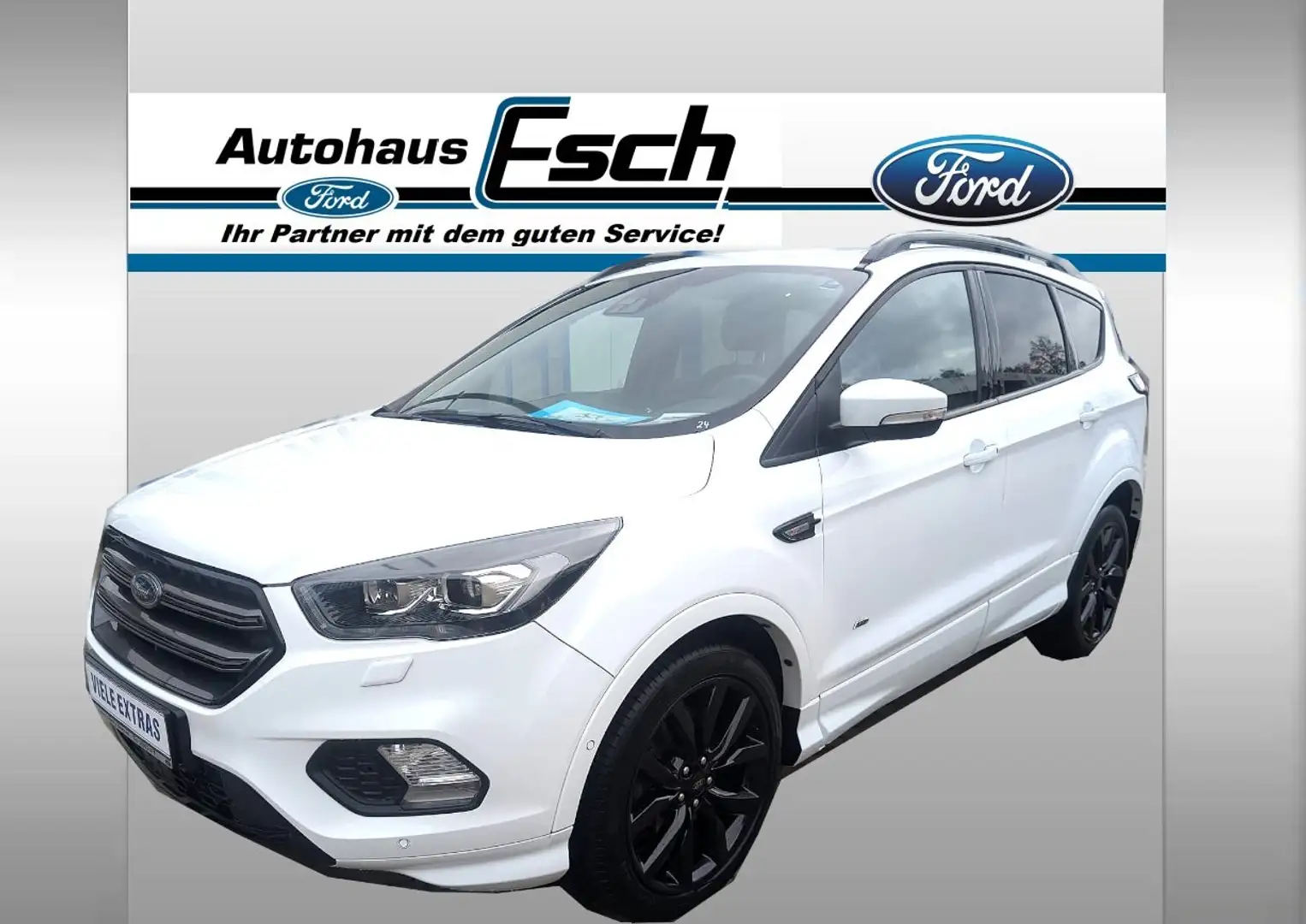Ford Kuga ST-Line AHK EcoBoost Automatik Winterpaket Weiß - 1