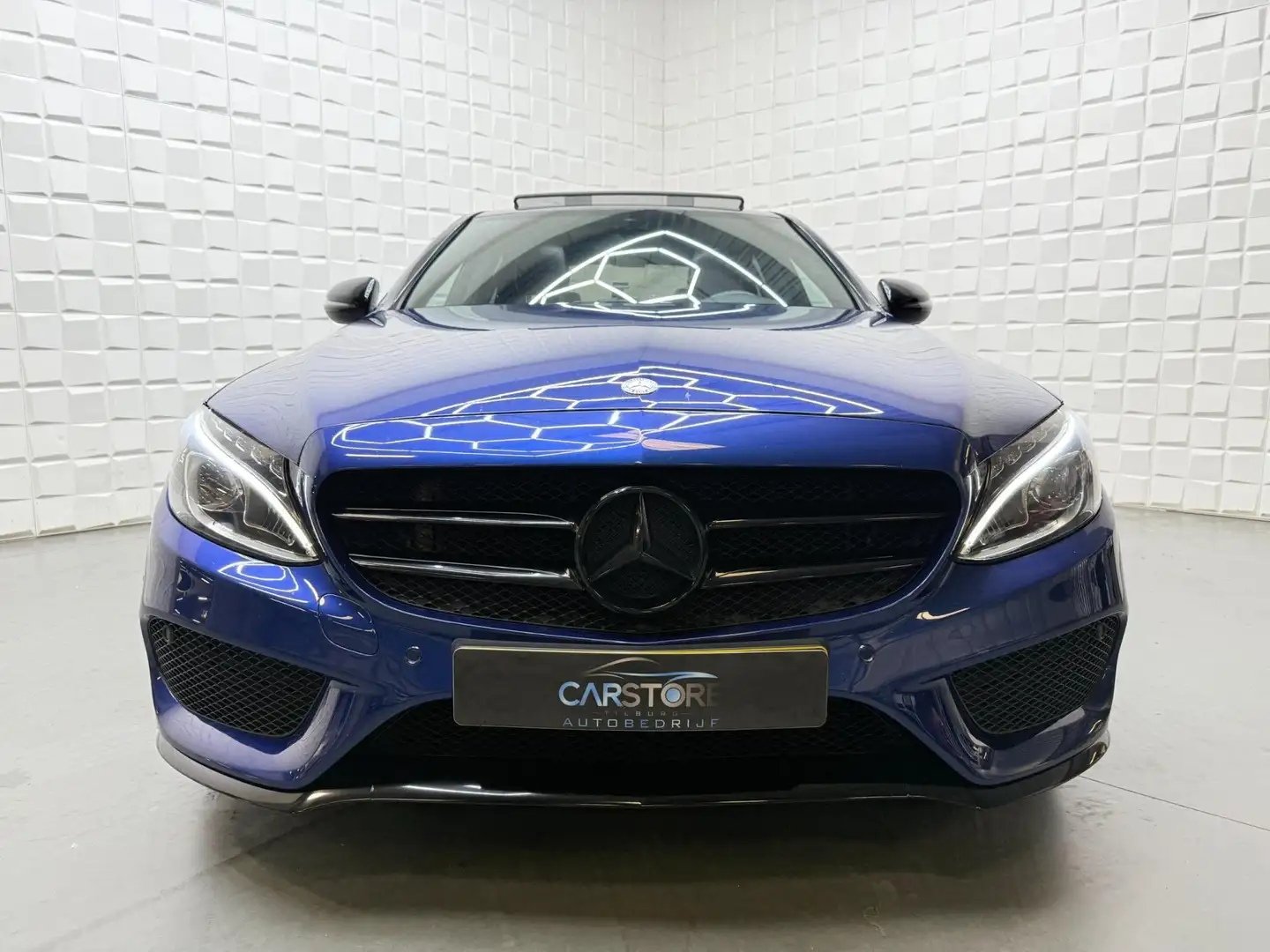 Mercedes-Benz C 180 AMG NIGHT PANO CAMERA NAP Blauw - 2