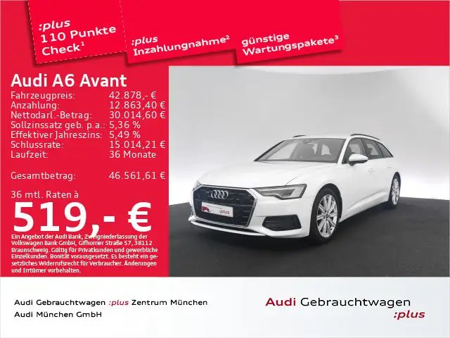 Audi A6 50 TDI qu. StdHzg/LuftFed/Kamera/Virtua
