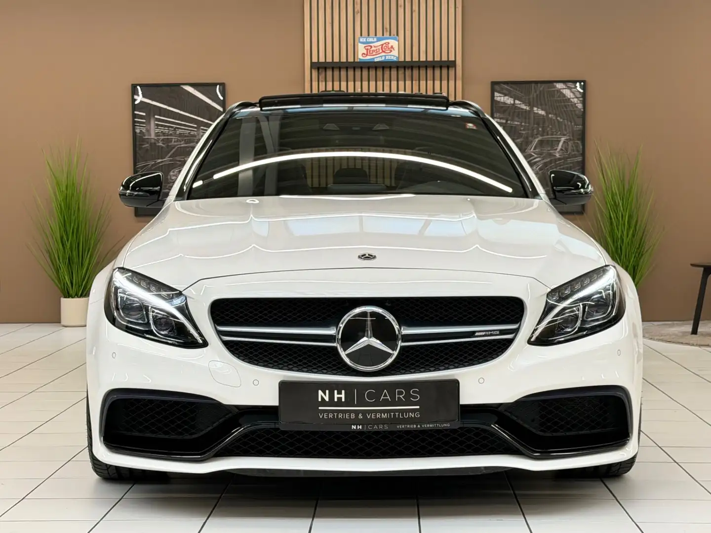 Mercedes-Benz C 63 AMG S V8 BITURBO – ORIGINALZUSTAND – PERFORMANCE ABGA Weiß - 2