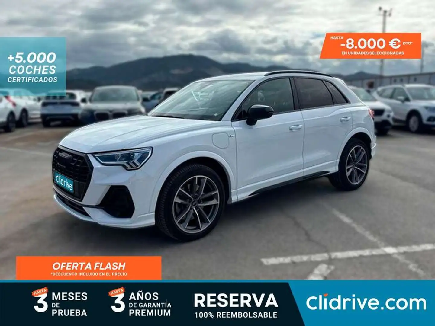 Audi Q3 1.4 45 TFSI E S TRONIC BLACK LINE 5P Blanco - 1