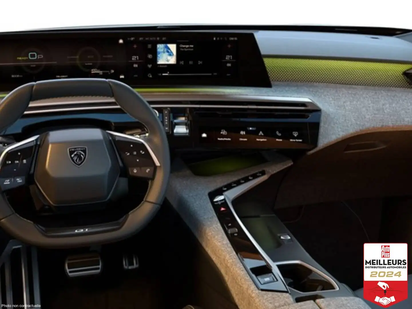 Peugeot 5008 HYBRID 145 E-DCS6 GT Bleu - 2