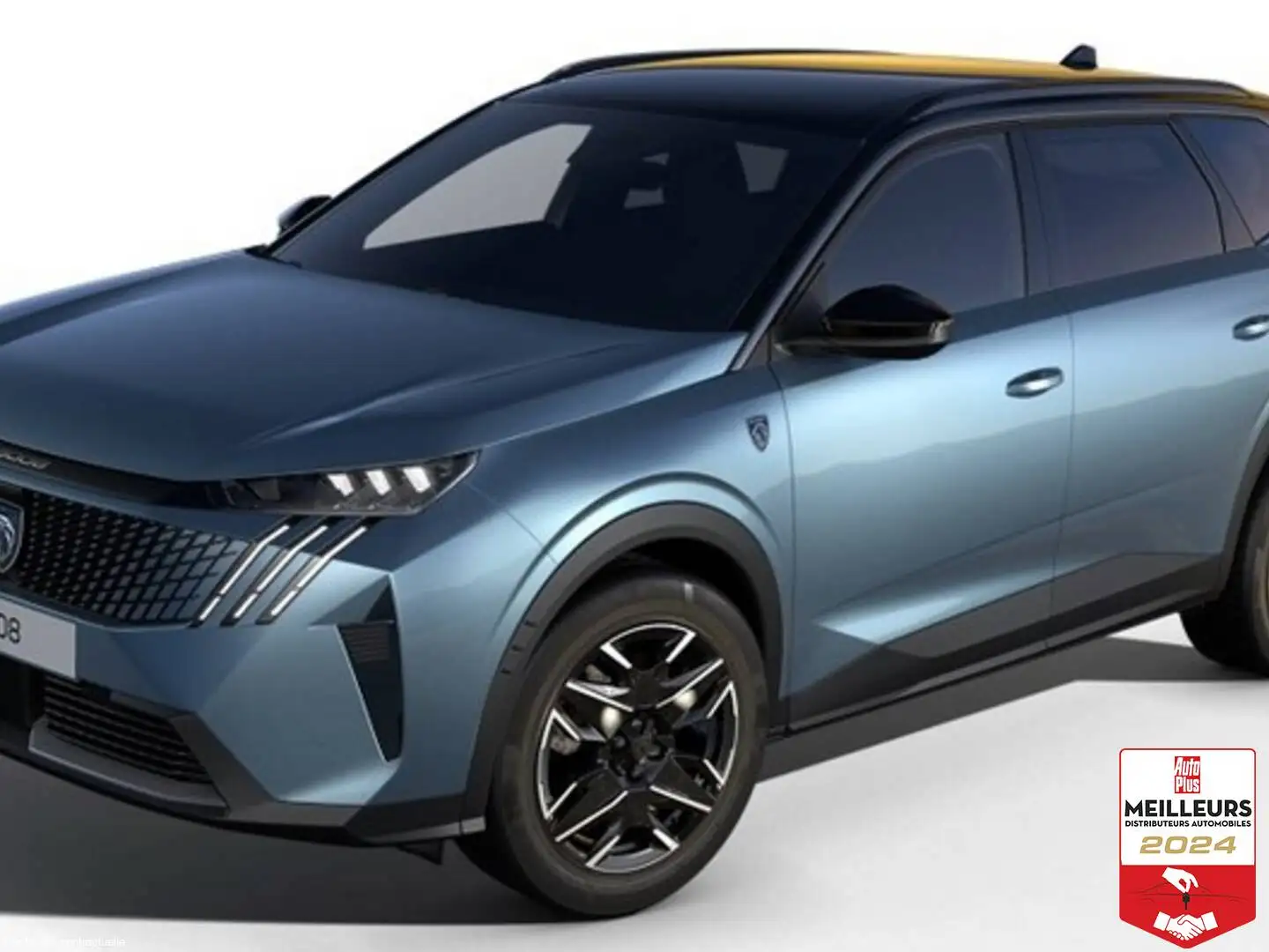 Peugeot 5008 HYBRID 145 E-DCS6 GT Bleu - 1
