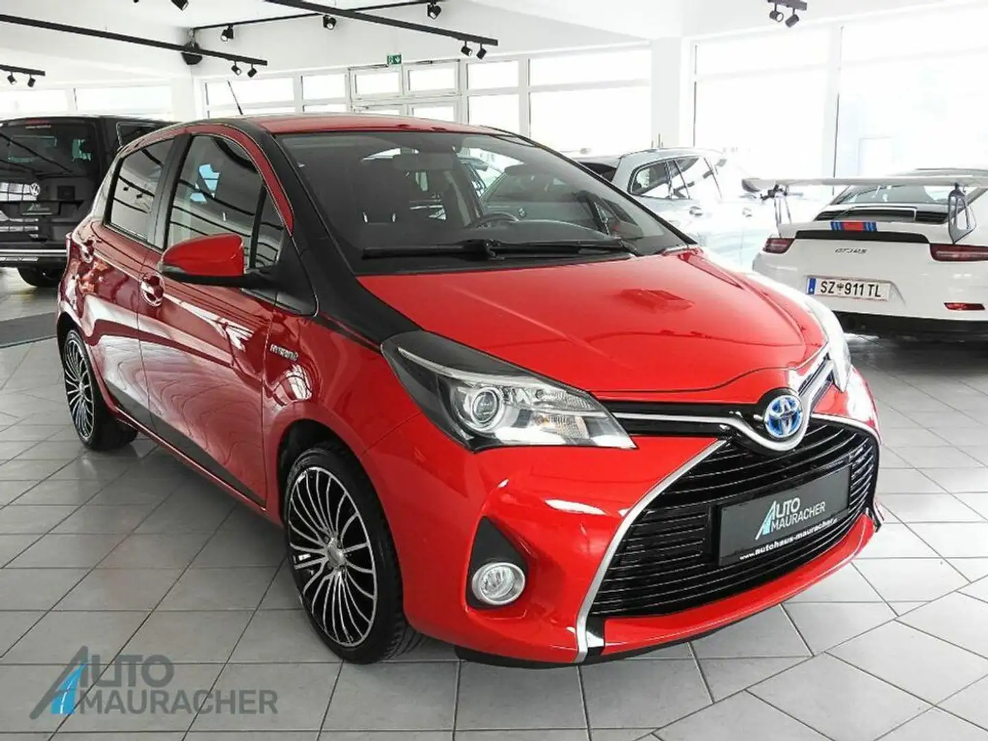 Toyota Yaris Active 1,5 VVT-i Hybrid*PICKERL NEU* Rouge - 2